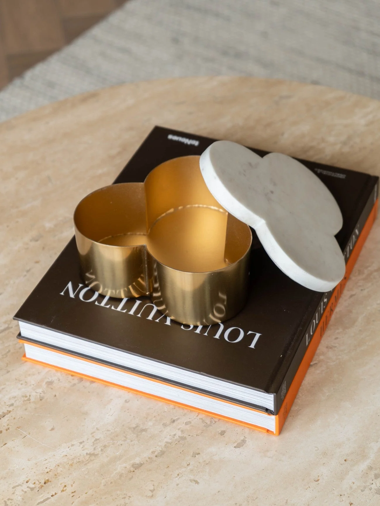 Genoa Steel Box with Marble Lid - Image 4