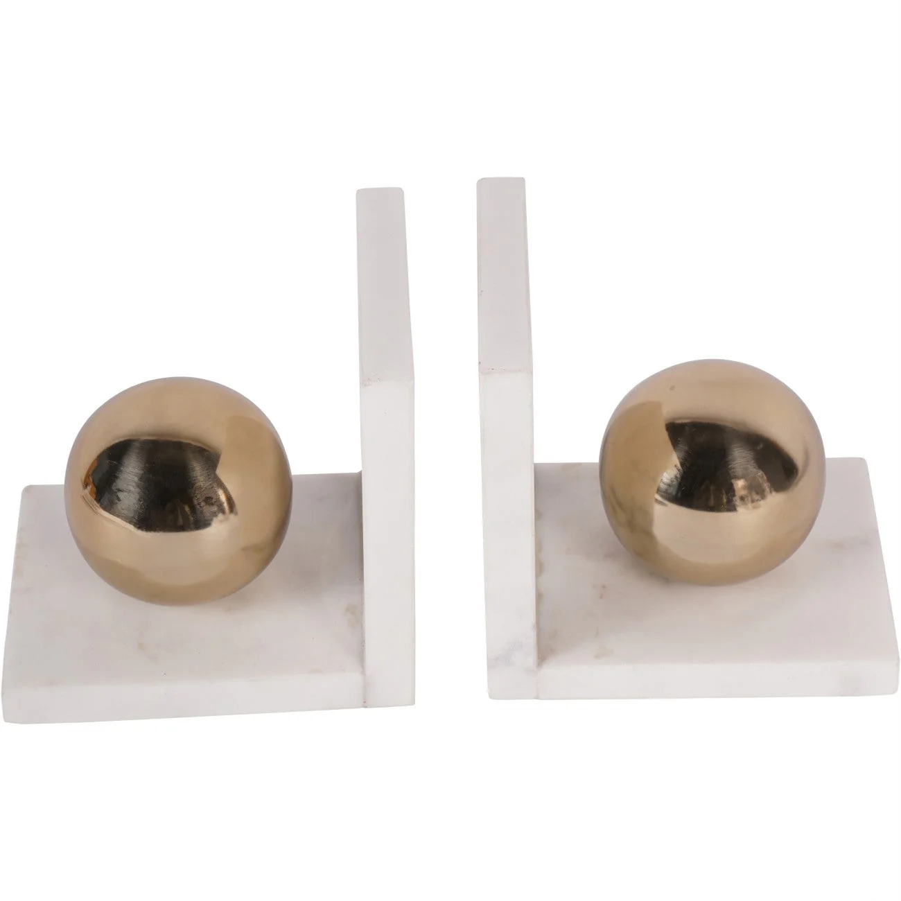 Genoa White Marble Bookends - Image 2