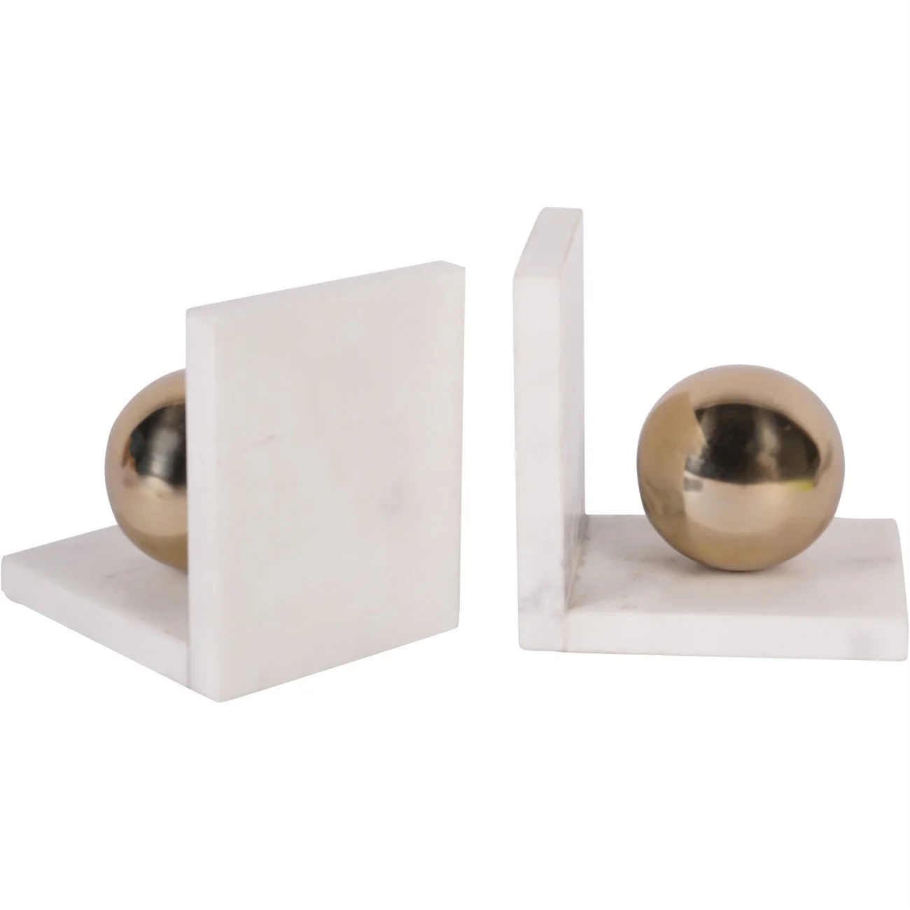 Genoa White Marble Bookends - Image 3