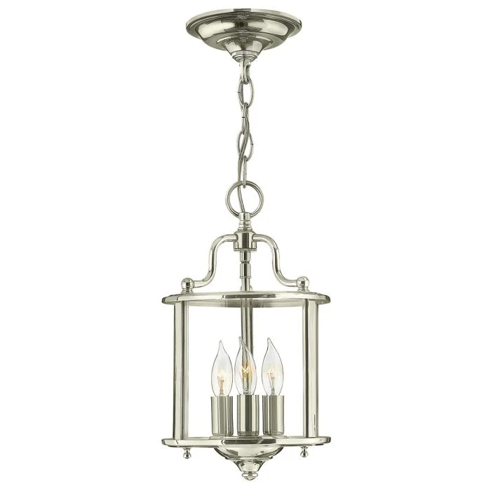 Gentry 3/4/6 Light Pendant - Nickel/ Silver/ Brass - Image 2