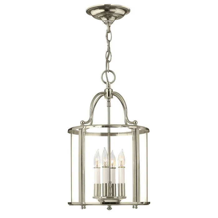 Gentry 3/4/6 Light Pendant - Nickel/ Silver/ Brass - Image 9