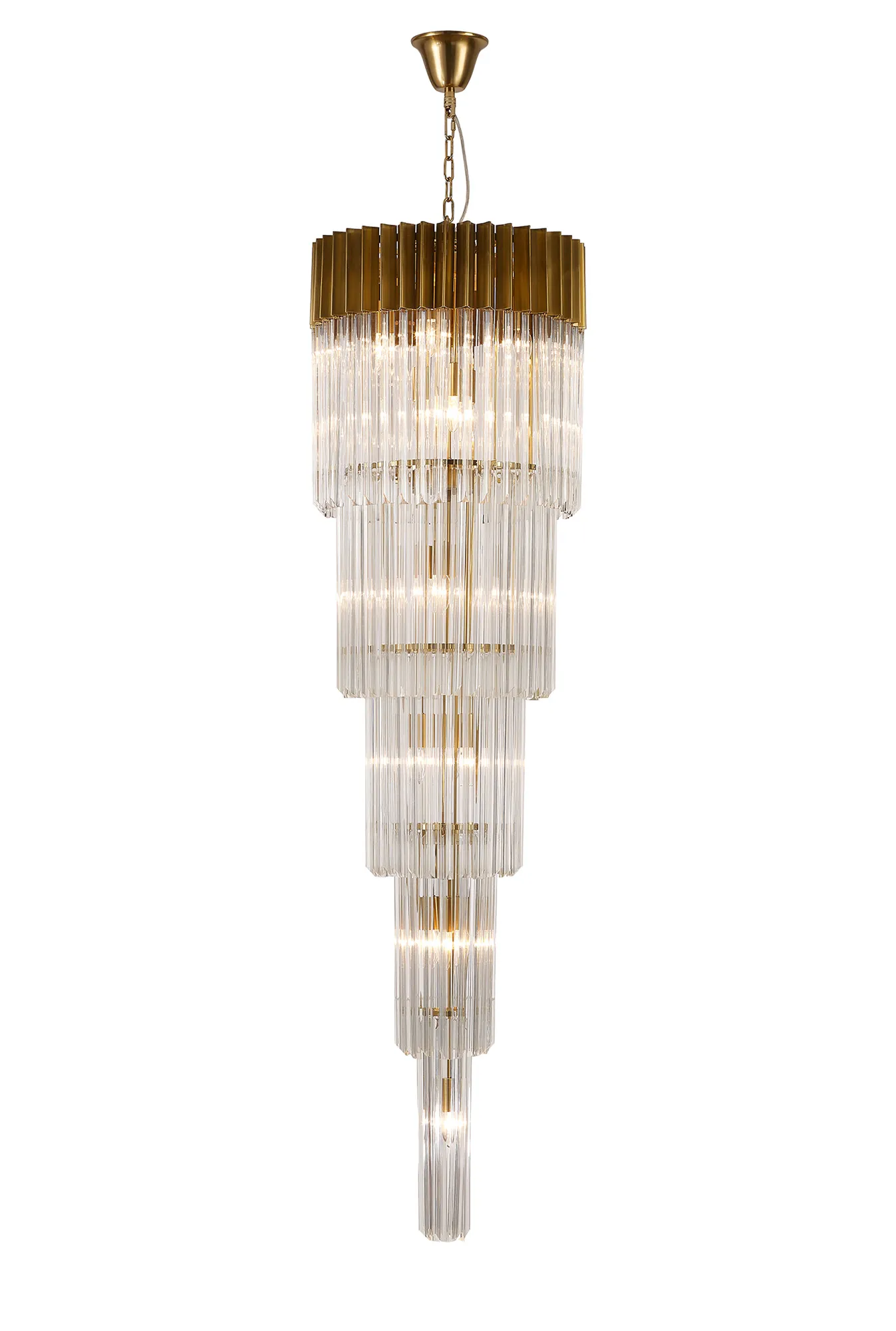 Georgia 18Lt Large Chandelier - Various Colours - Image 2