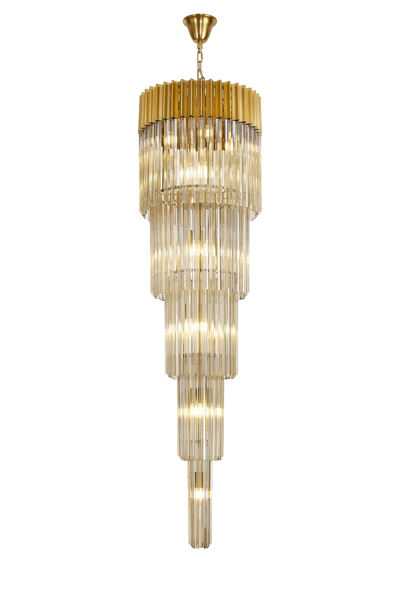 Georgia 18Lt Large Chandelier - Various Colours - Image 3