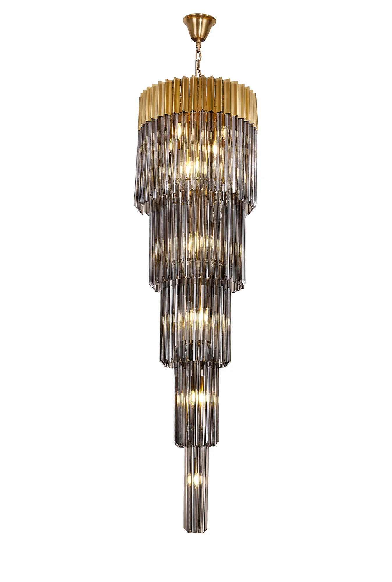 Georgia 18Lt Large Chandelier - Various Colours - Image 4