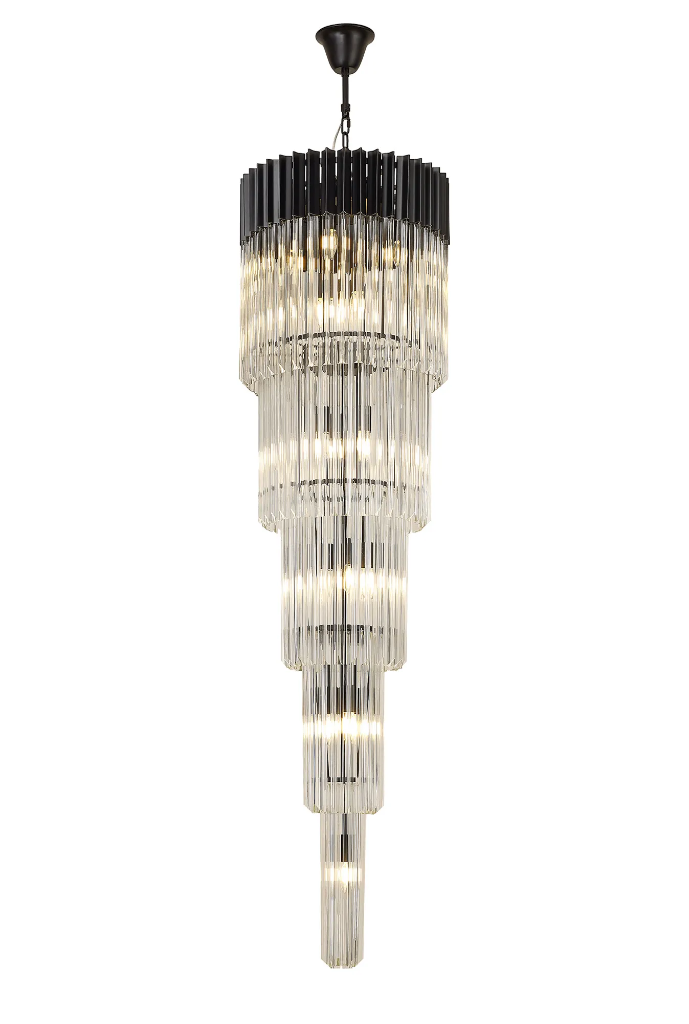 Georgia 18Lt Large Chandelier - Various Colours - Image 5