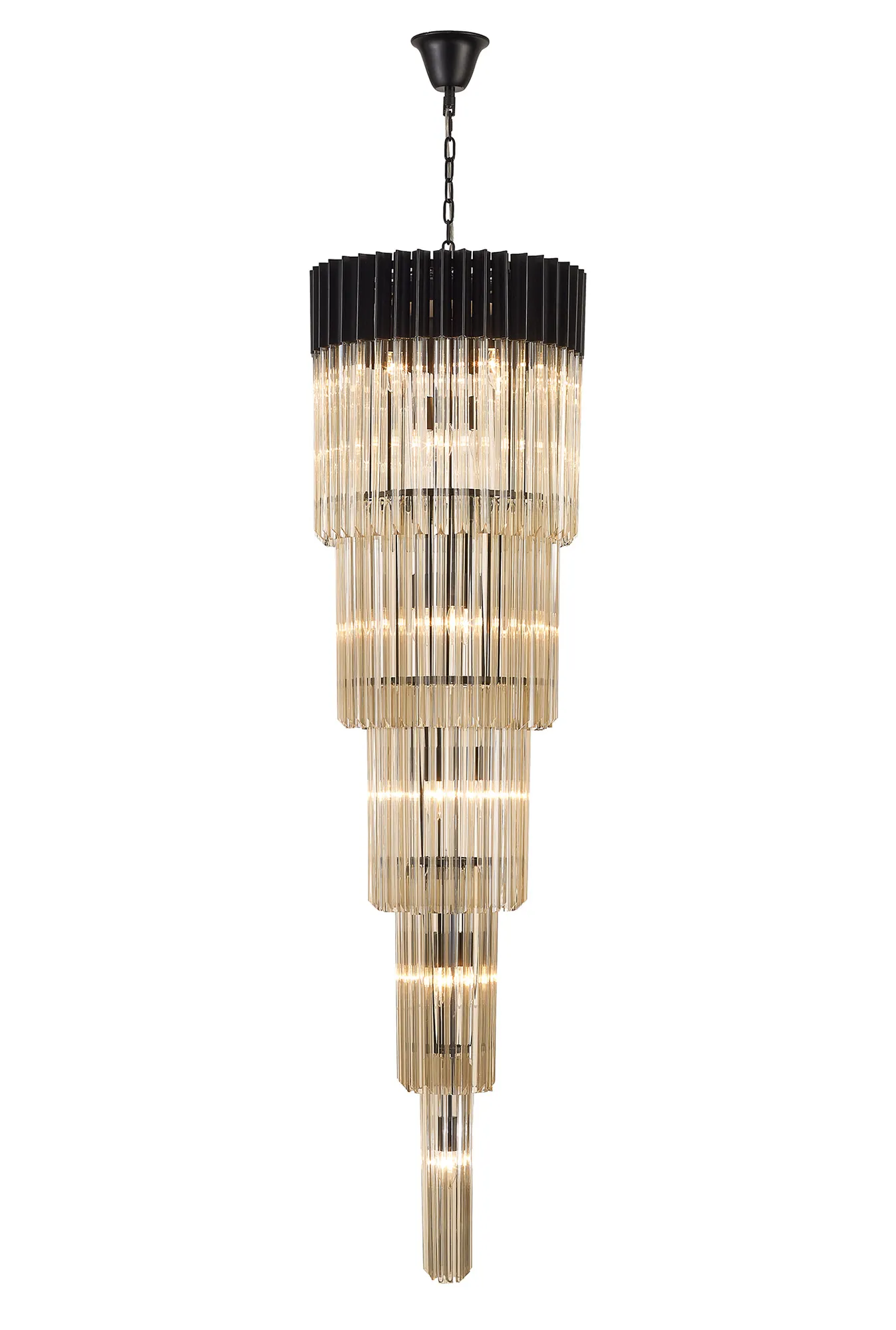 Georgia 18Lt Large Chandelier - Various Colours - Image 6