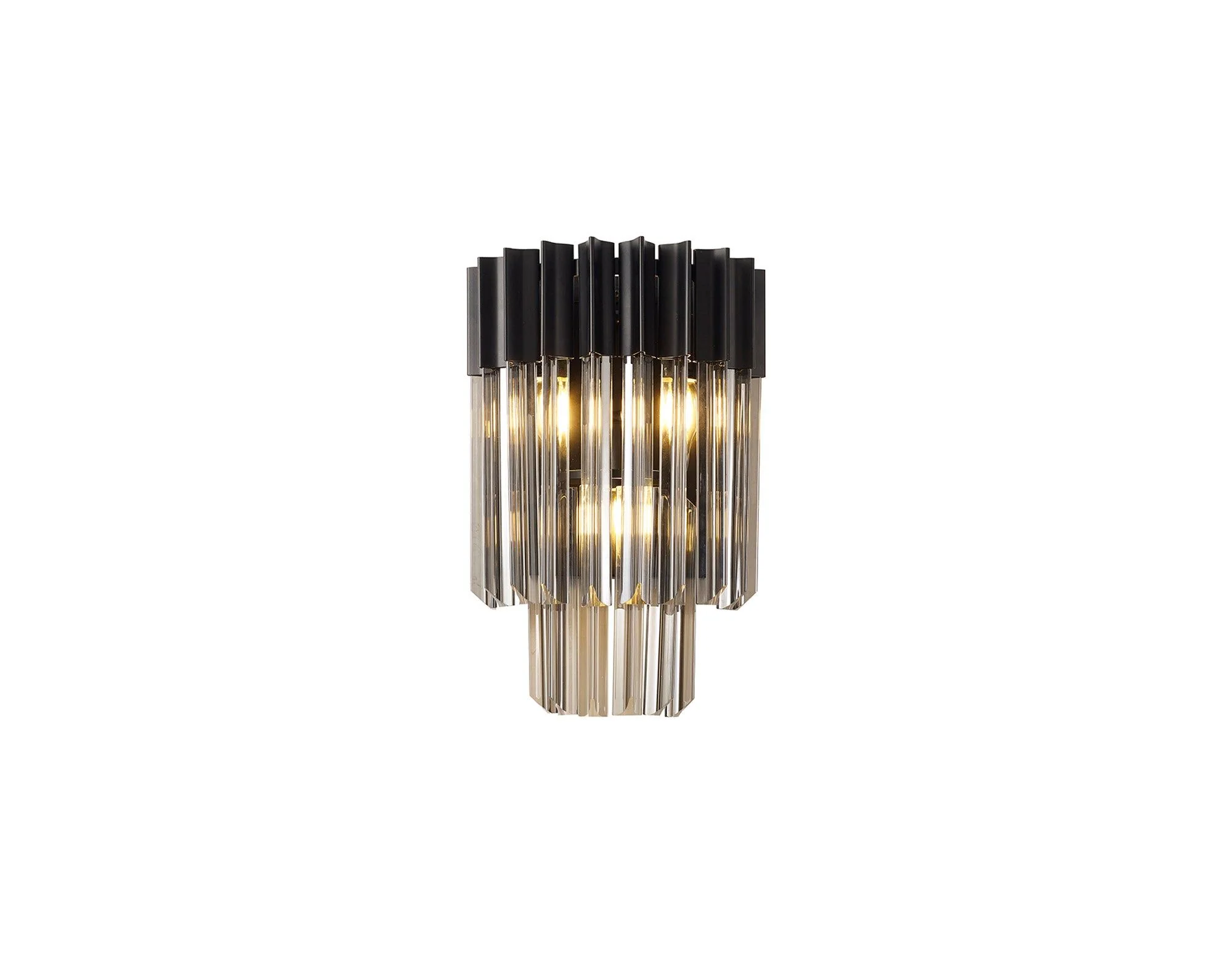 Georgia 3lt Wall Light - Matt Black/Brass/Polished Nickel - Image 14