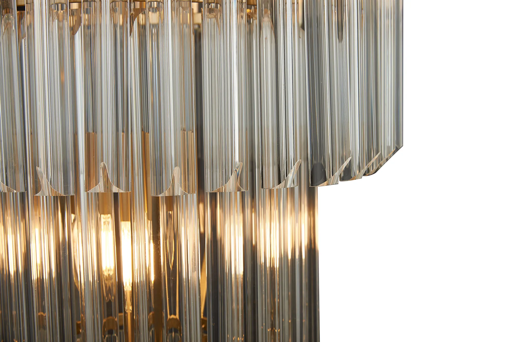 Georgia 40cm Chandelier Round 3 Tier 8 Light - Various Finishes - Image 26