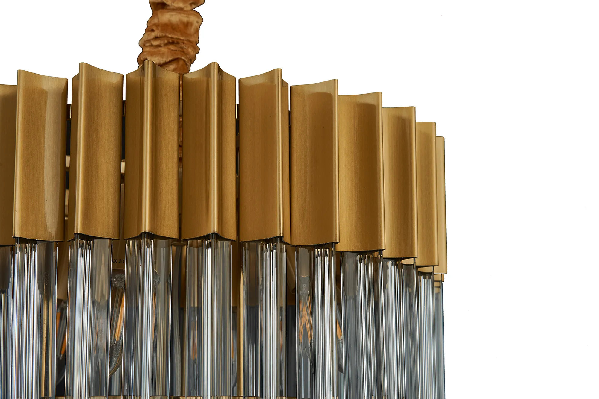 Georgia 40cm Chandelier Round 3 Tier 8 Light - Various Finishes - Image 27