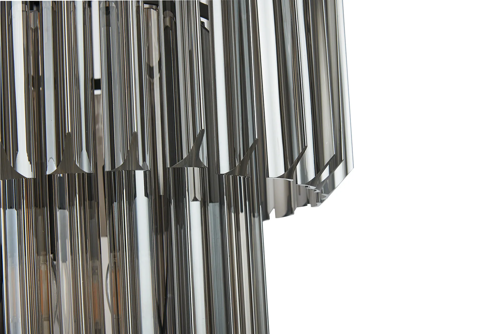 Georgia 40cm Chandelier Round 3 Tier 8 Light - Various Finishes - Image 28