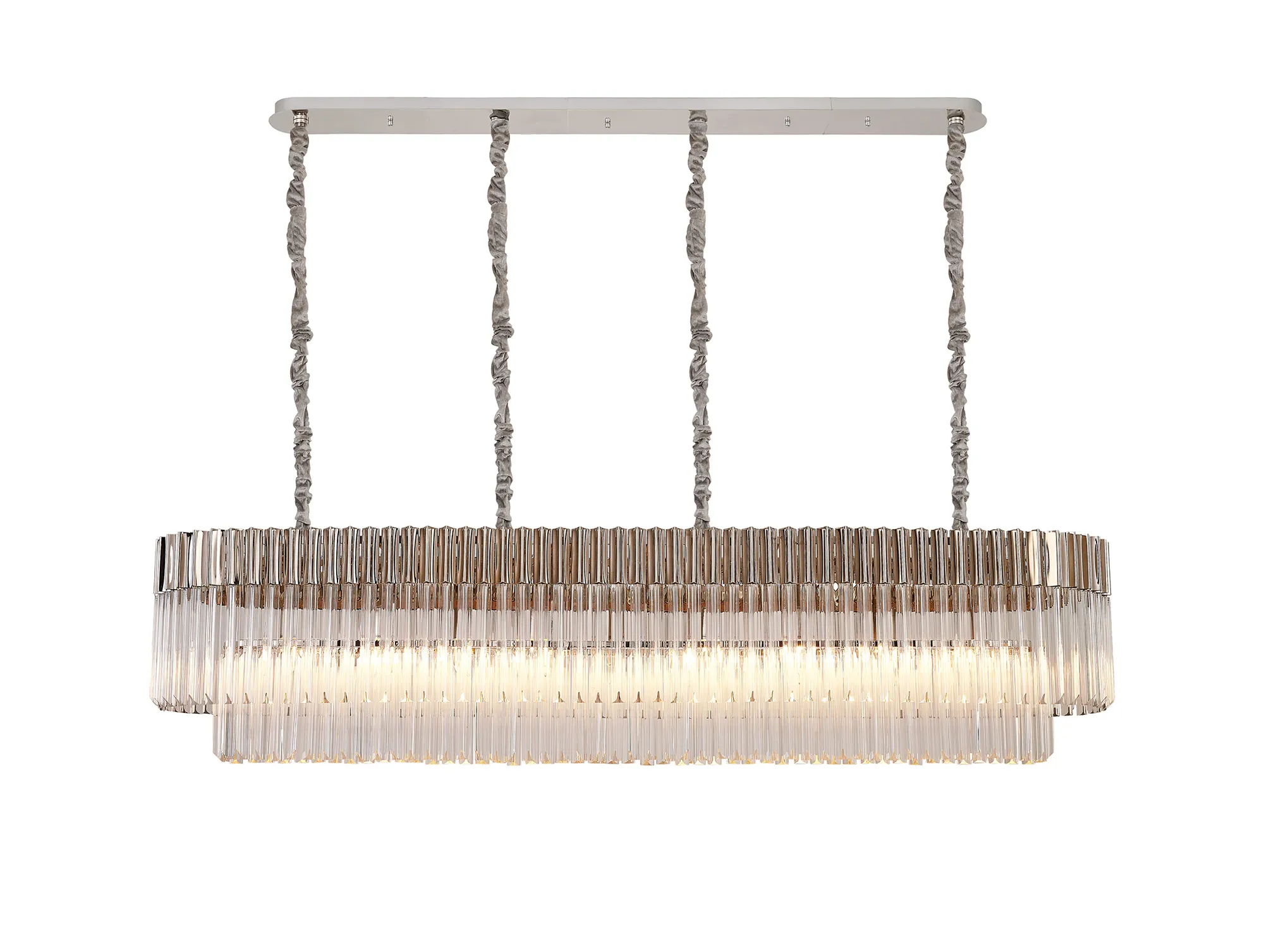 Georgia Linear Pendant, 9/10/ 13/16 Light - Matt Black/Brass/Polished Nickel - Image 12