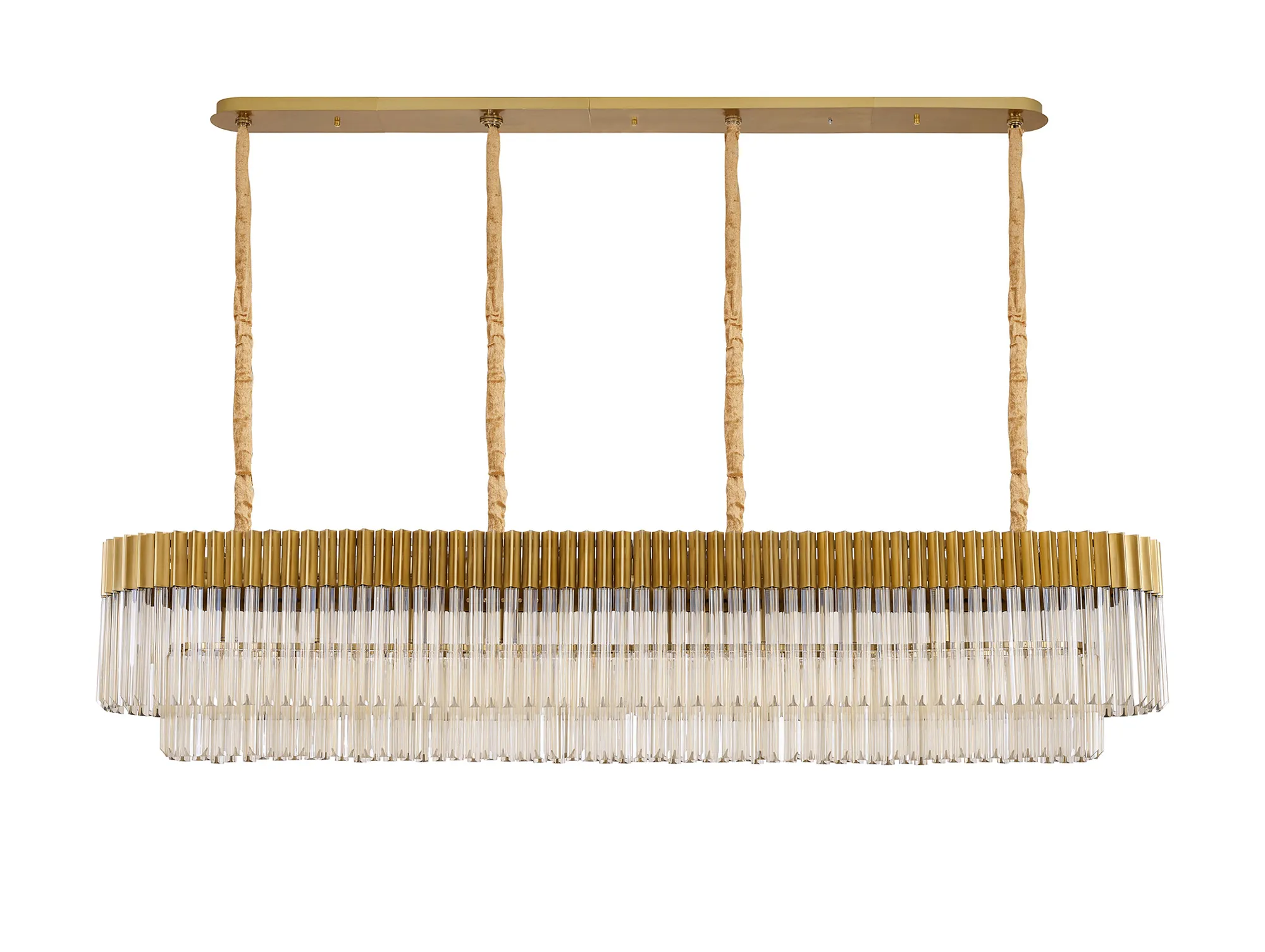 Georgia Linear Pendant, 9/10/ 13/16 Light - Matt Black/Brass/Polished Nickel - Image 14