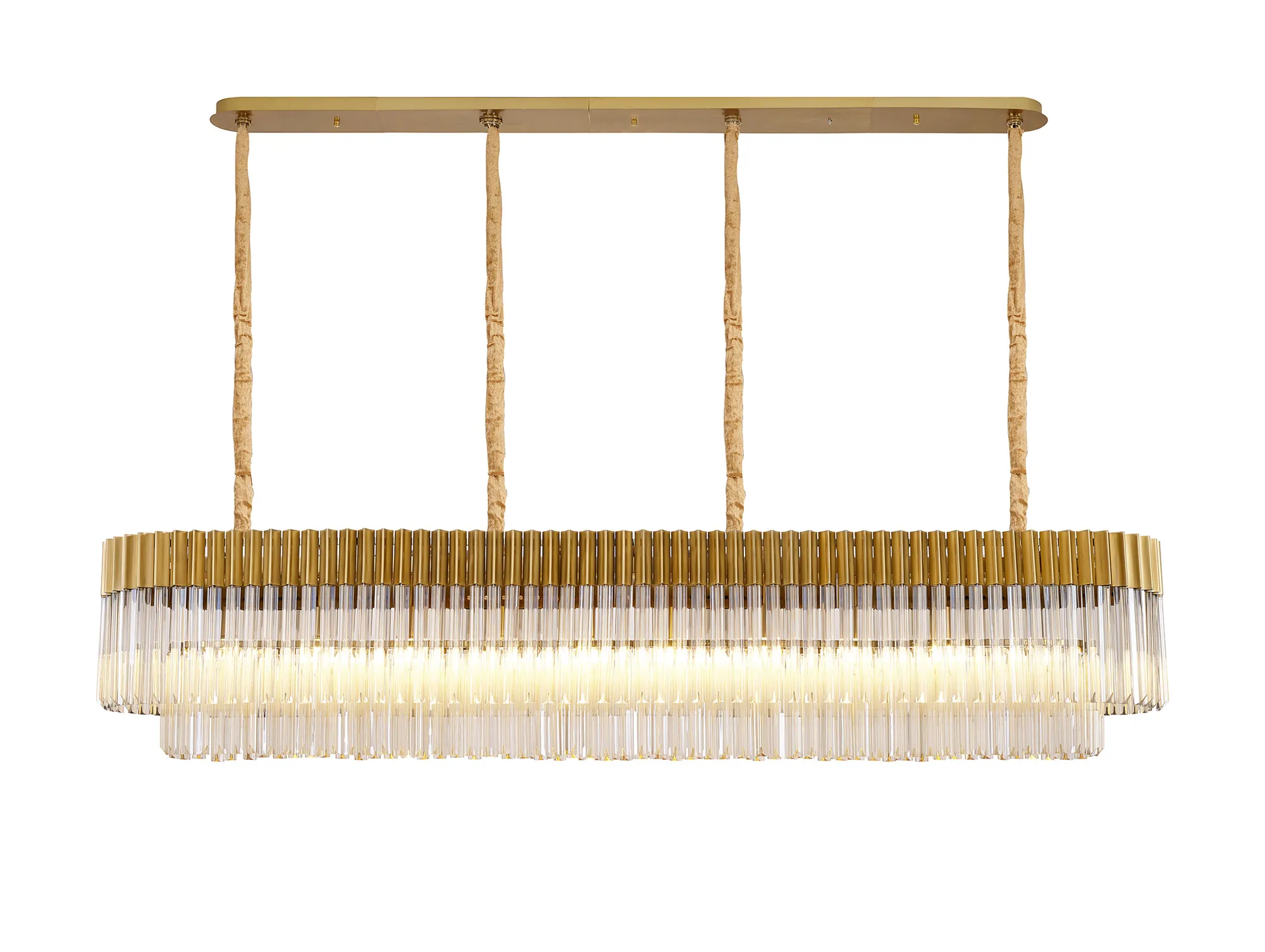 Georgia Linear Pendant, 9/10/ 13/16 Light - Matt Black/Brass/Polished Nickel - Image 15