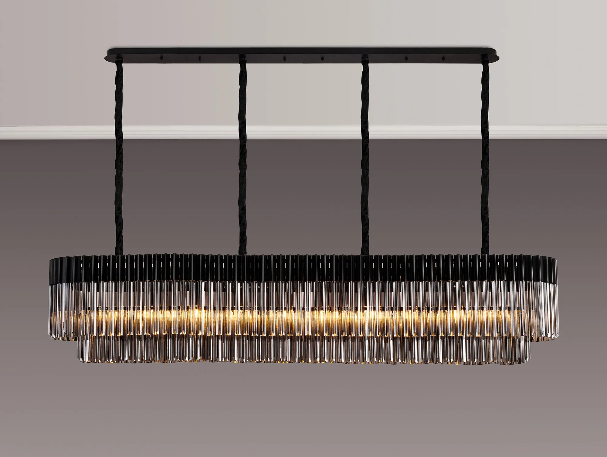 Georgia Linear Pendant, 9/10/ 13/16 Light - Matt Black/Brass/Polished Nickel - Image 18