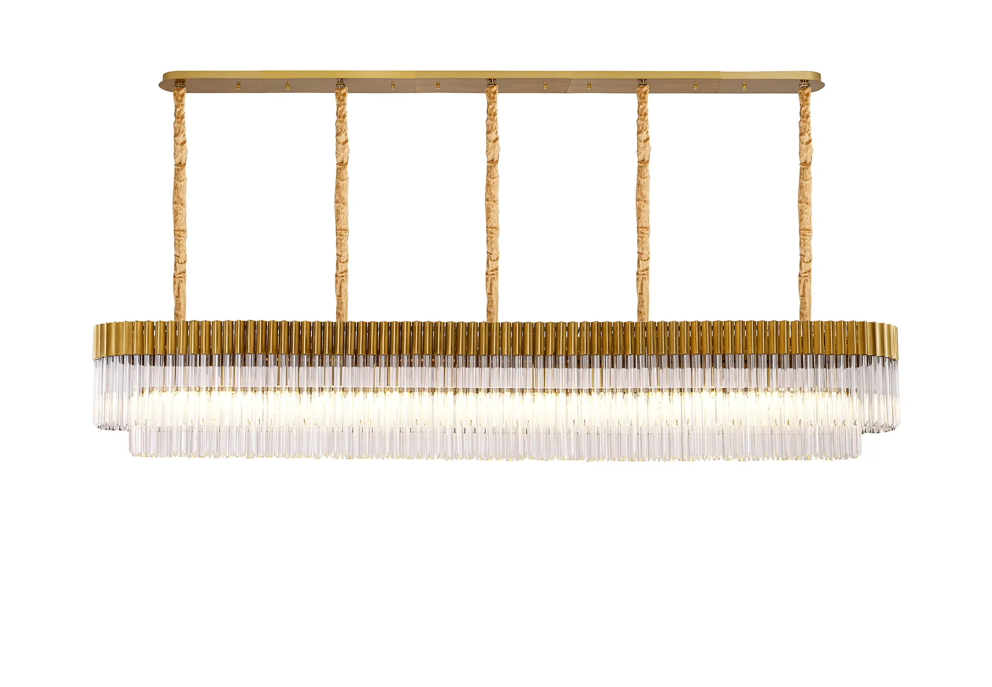 Georgia Linear Pendant, 9/10/ 13/16 Light - Matt Black/Brass/Polished Nickel - Image 19