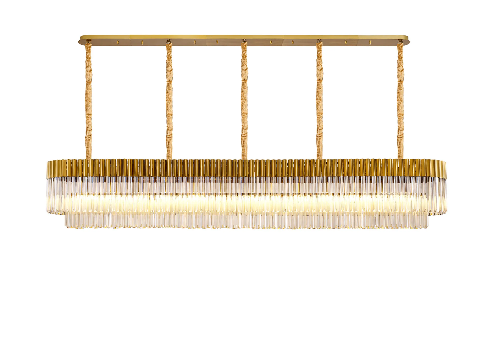 Georgia Linear Pendant, 9/10/ 13/16 Light - Matt Black/Brass/Polished Nickel - Image 21