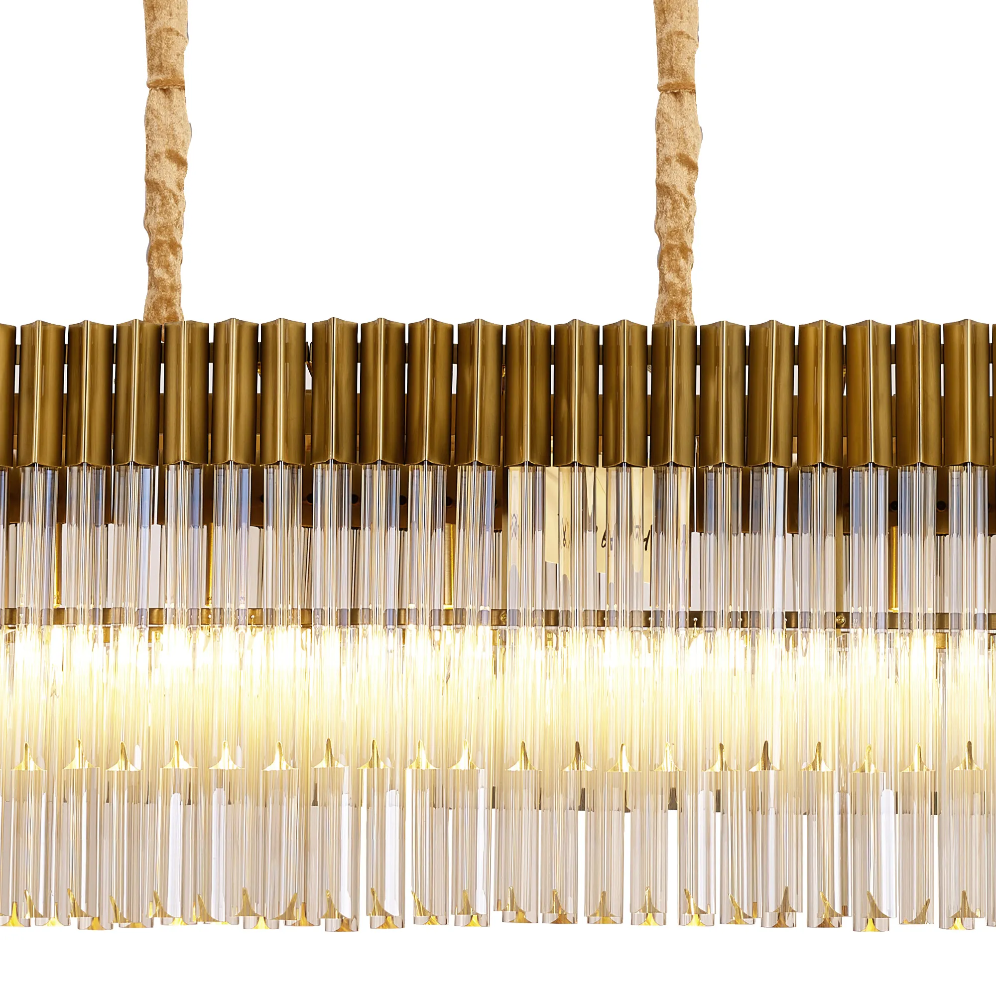 Georgia Linear Pendant, 9/10/ 13/16 Light - Matt Black/Brass/Polished Nickel - Image 24