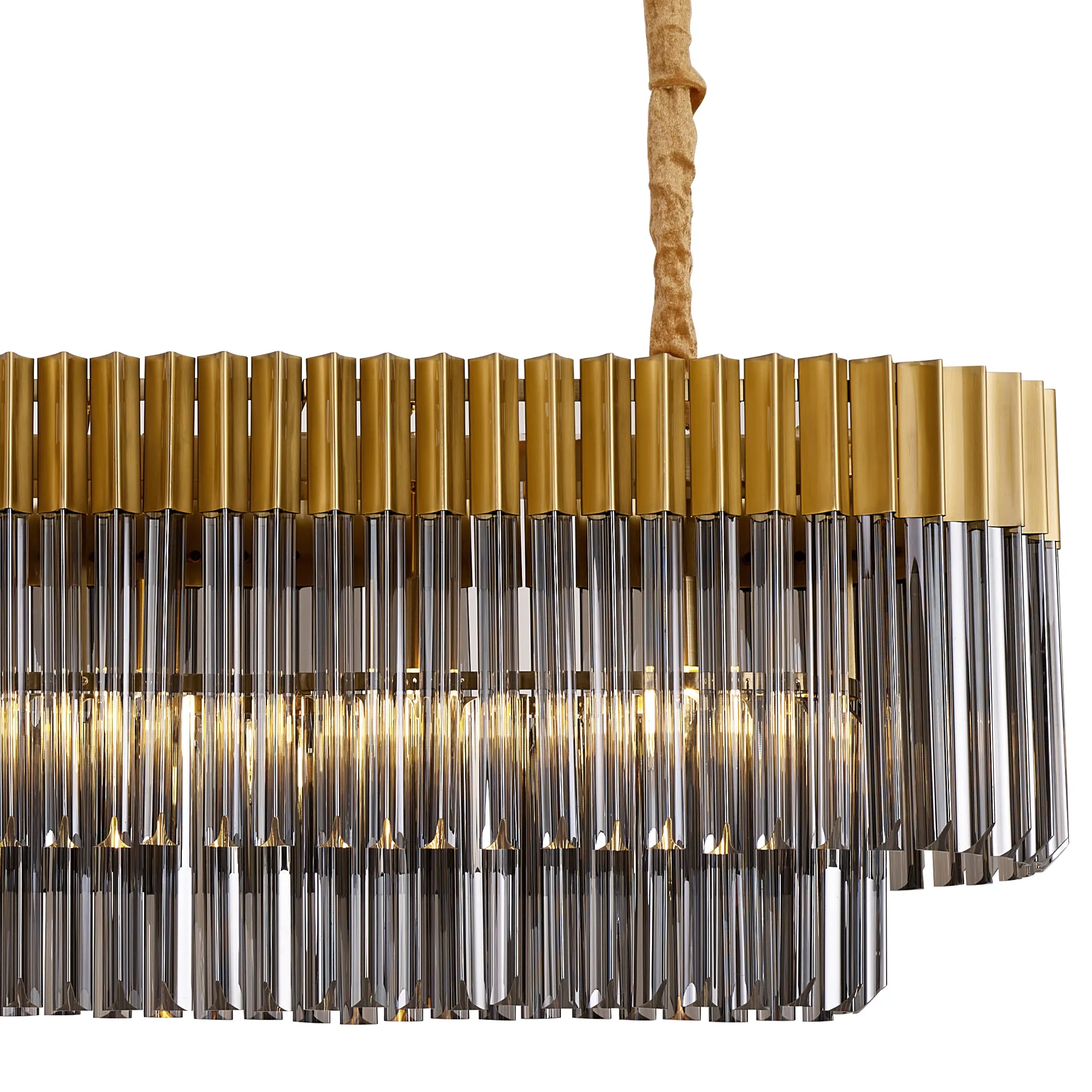 Georgia Linear Pendant, 9/10/ 13/16 Light - Matt Black/Brass/Polished Nickel - Image 31