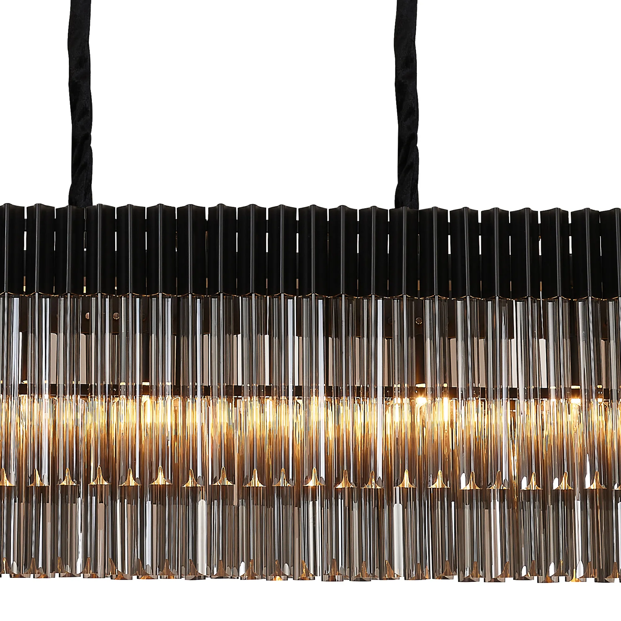 Georgia Linear Pendant, 9/10/ 13/16 Light - Matt Black/Brass/Polished Nickel - Image 35