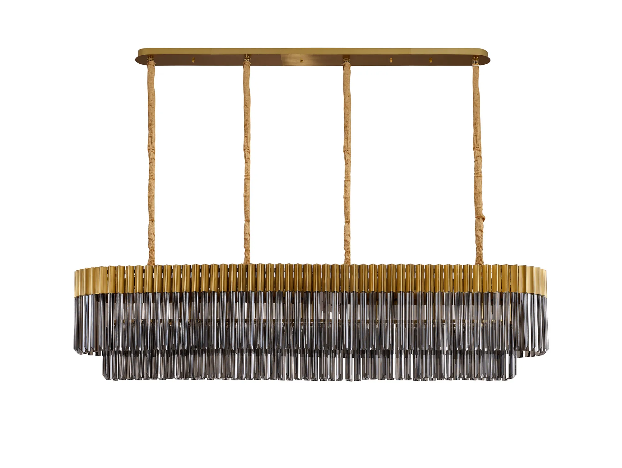 Georgia Linear Pendant, 9/10/ 13/16 Light - Matt Black/Brass/Polished Nickel - Image 4