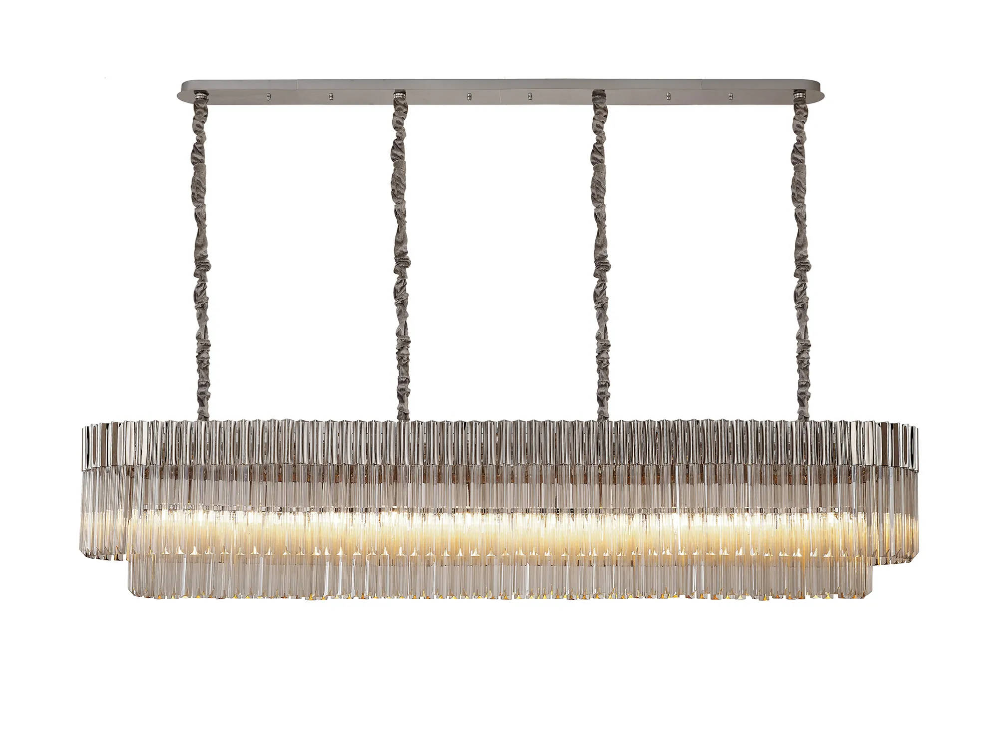 Georgia Linear Pendant, 9/10/ 13/16 Light - Matt Black/Brass/Polished Nickel - Image 46