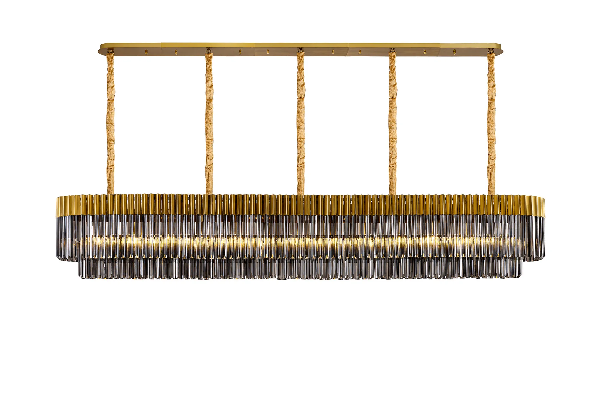 Georgia Linear Pendant, 9/10/ 13/16 Light - Matt Black/Brass/Polished Nickel - Image 61