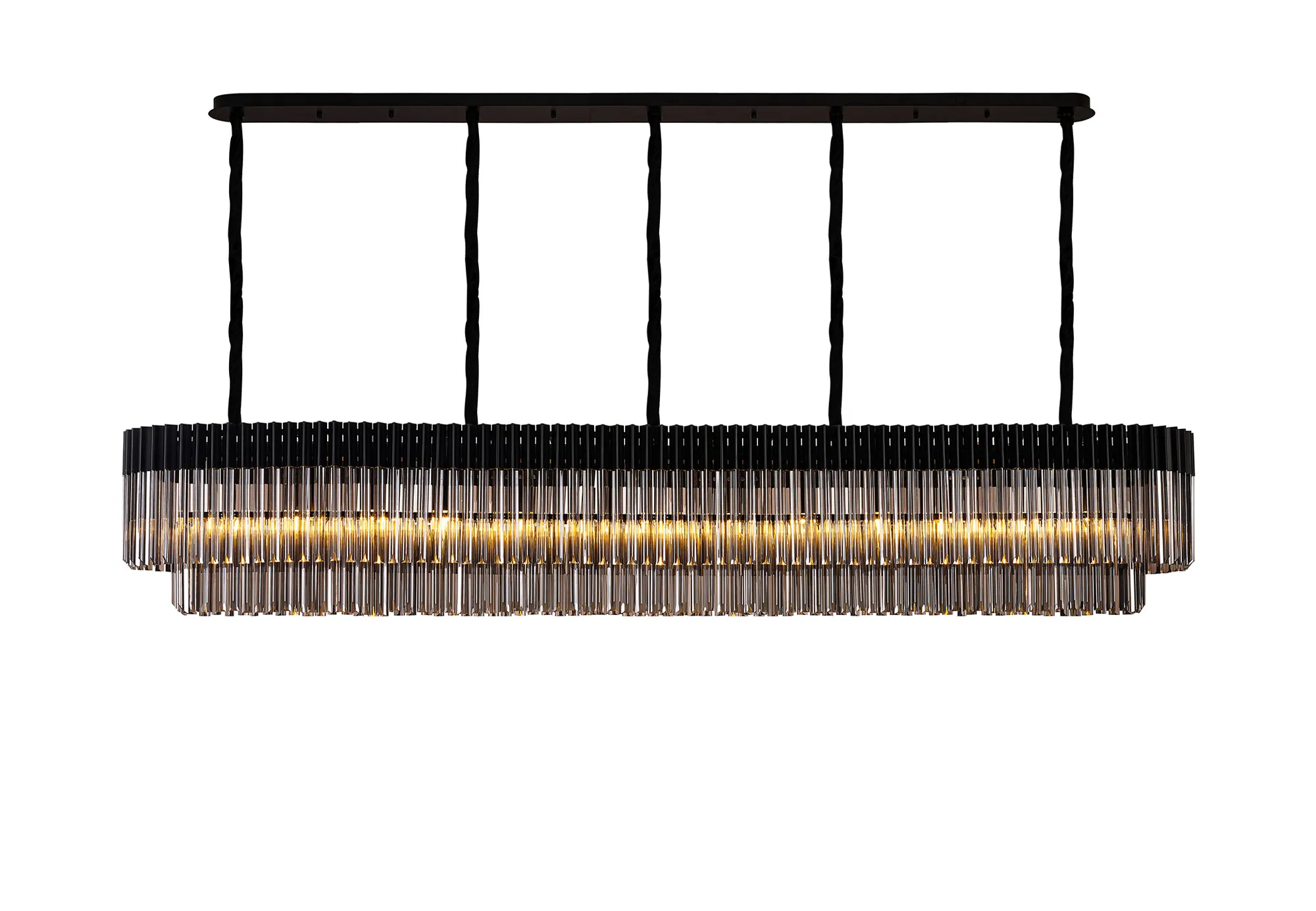 Georgia Linear Pendant, 9/10/ 13/16 Light - Matt Black/Brass/Polished Nickel - Image 63