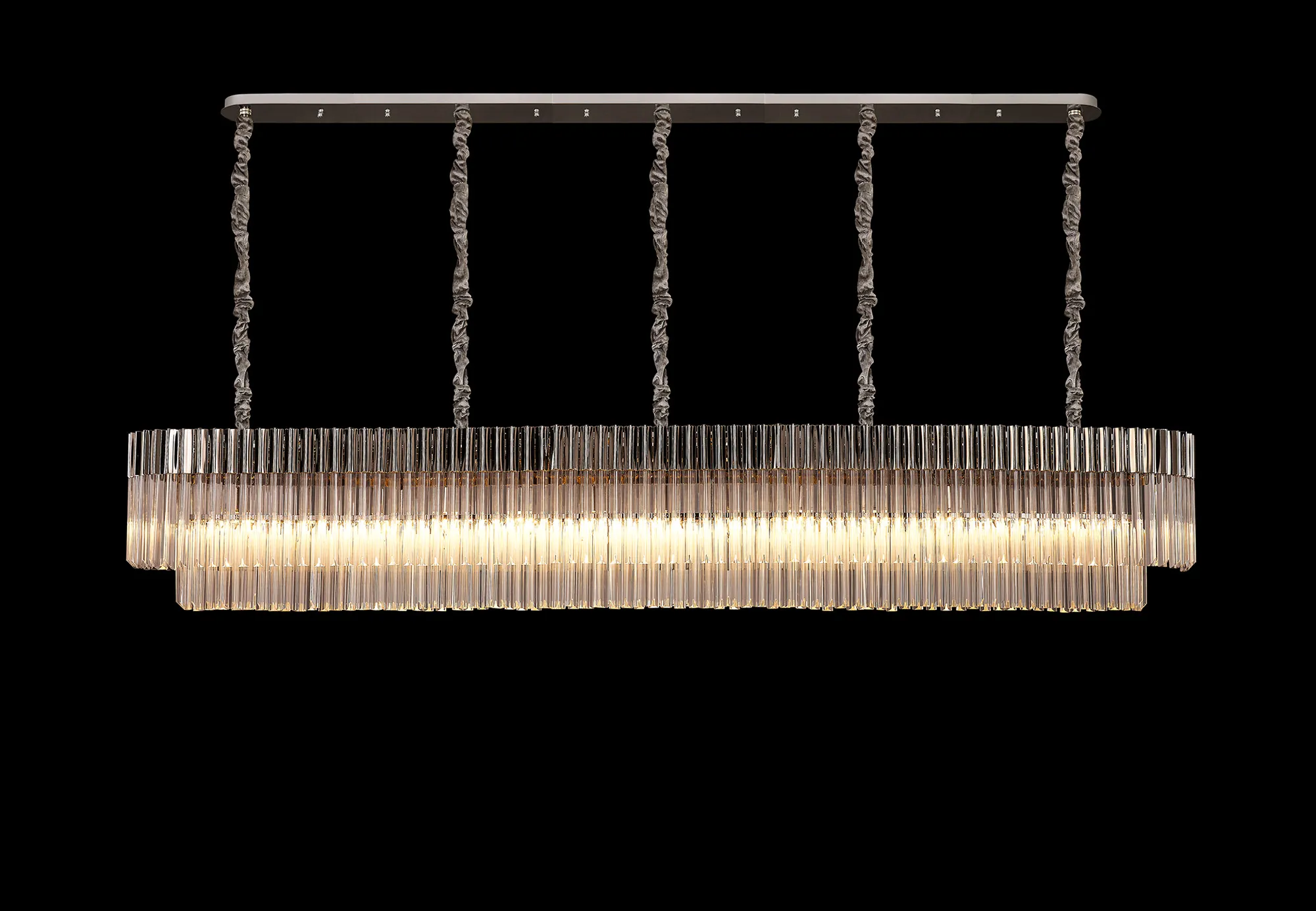 Georgia Linear Pendant, 9/10/ 13/16 Light - Matt Black/Brass/Polished Nickel - Image 64