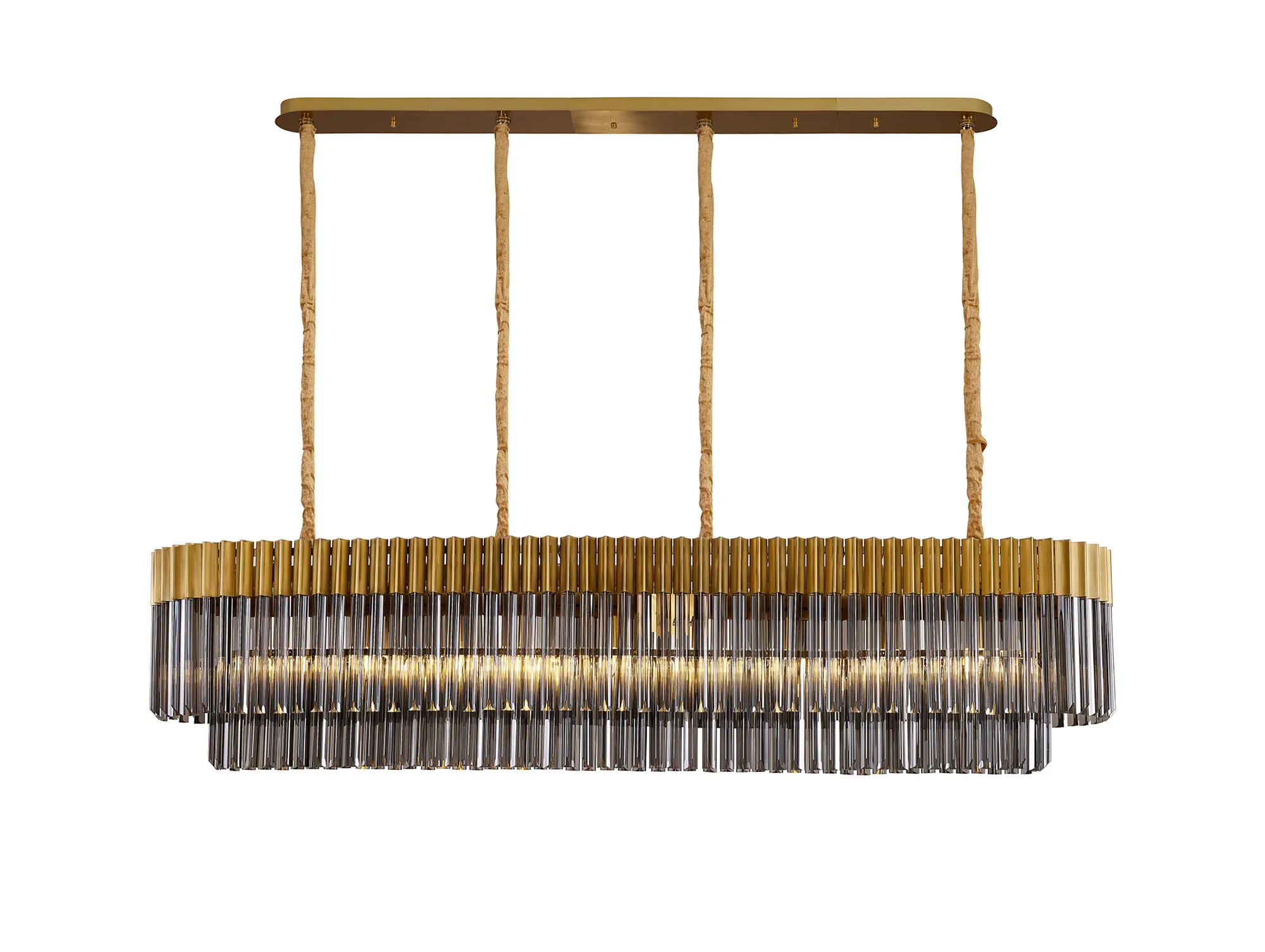 Georgia Linear Pendant, 9/10/ 13/16 Light - Matt Black/Brass/Polished Nickel - Image 7