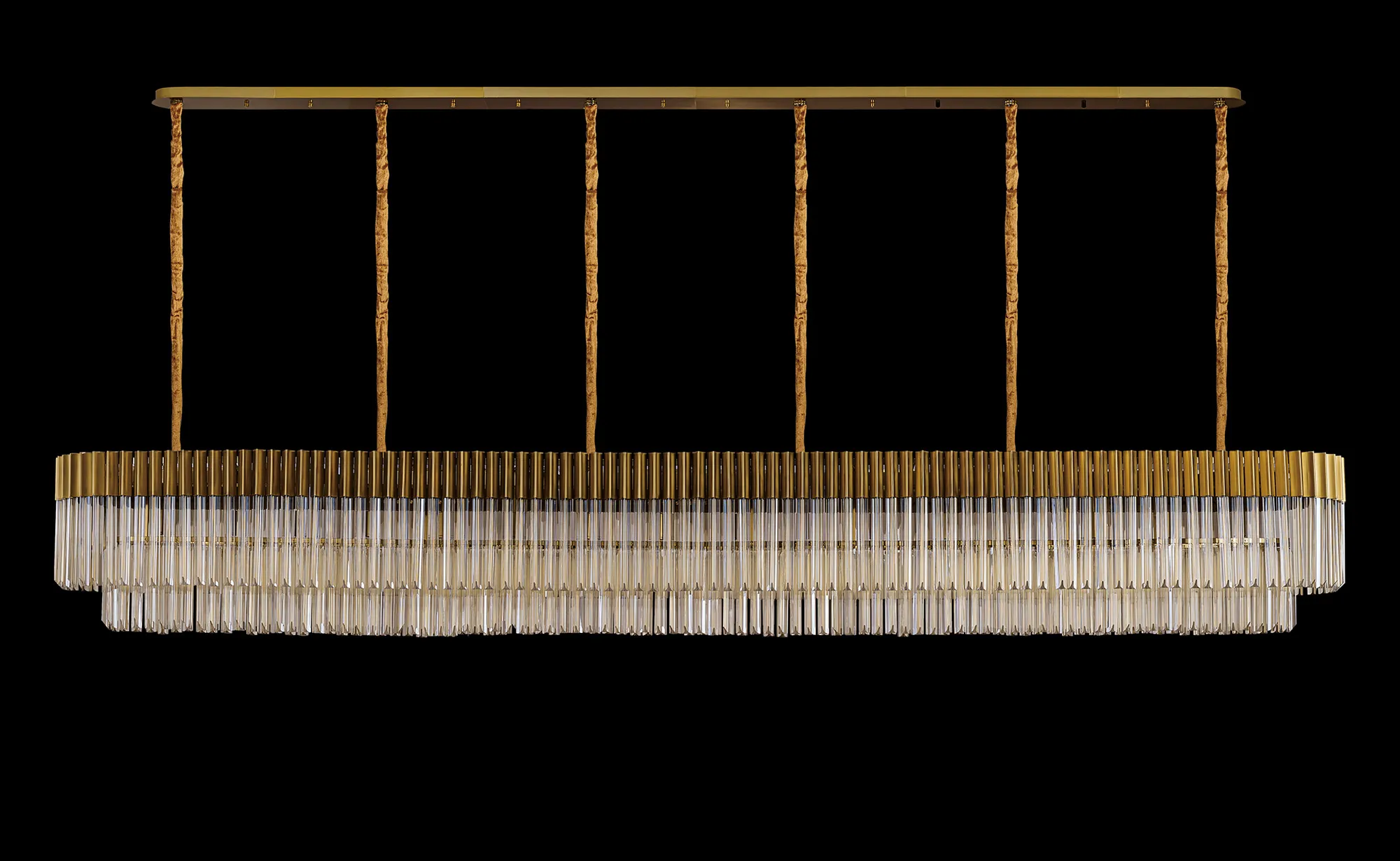 Georgia Linear Pendant, 9/10/ 13/16 Light - Matt Black/Brass/Polished Nickel - Image 71