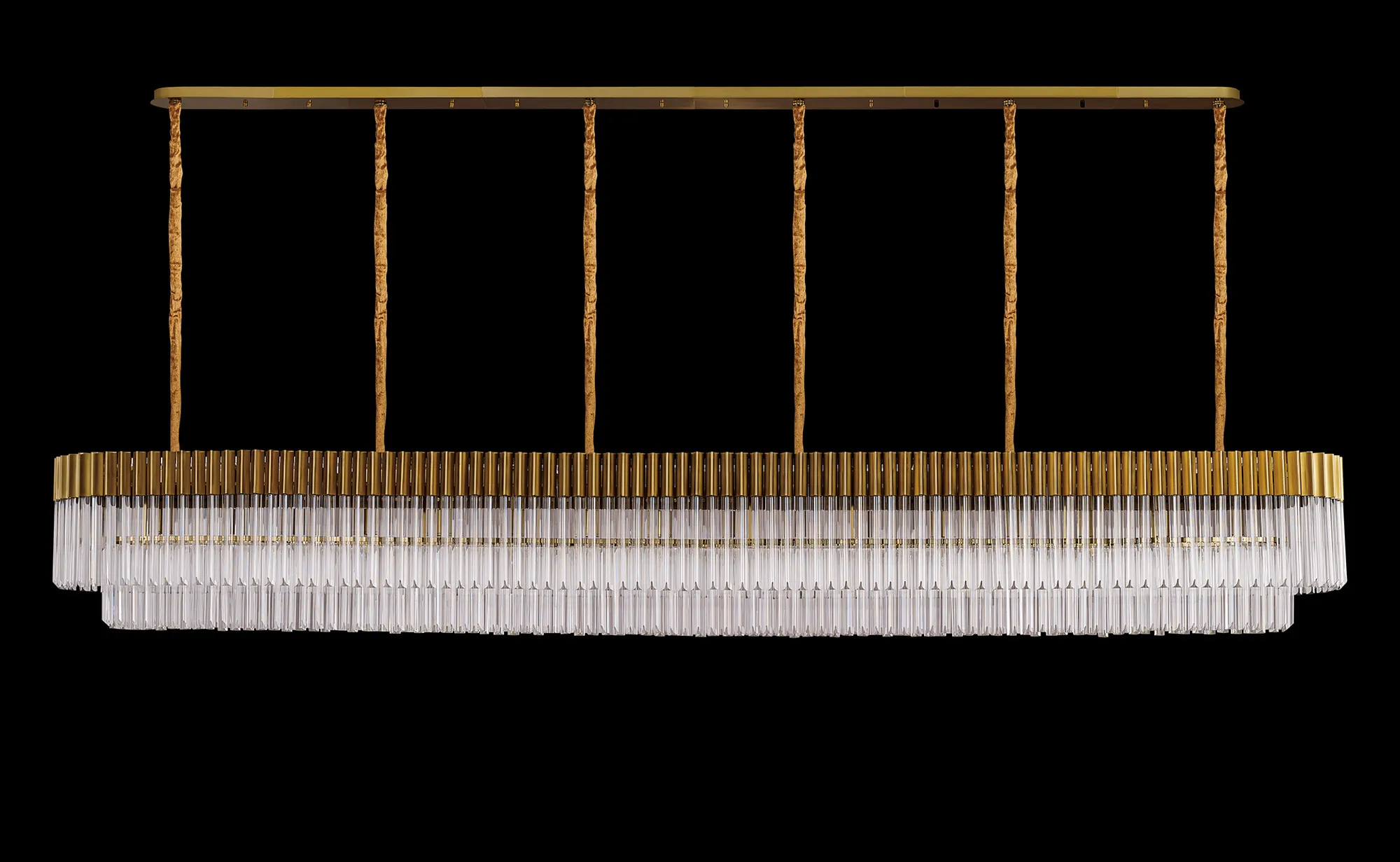 Georgia Linear Pendant, 9/10/ 13/16 Light - Matt Black/Brass/Polished Nickel - Image 74