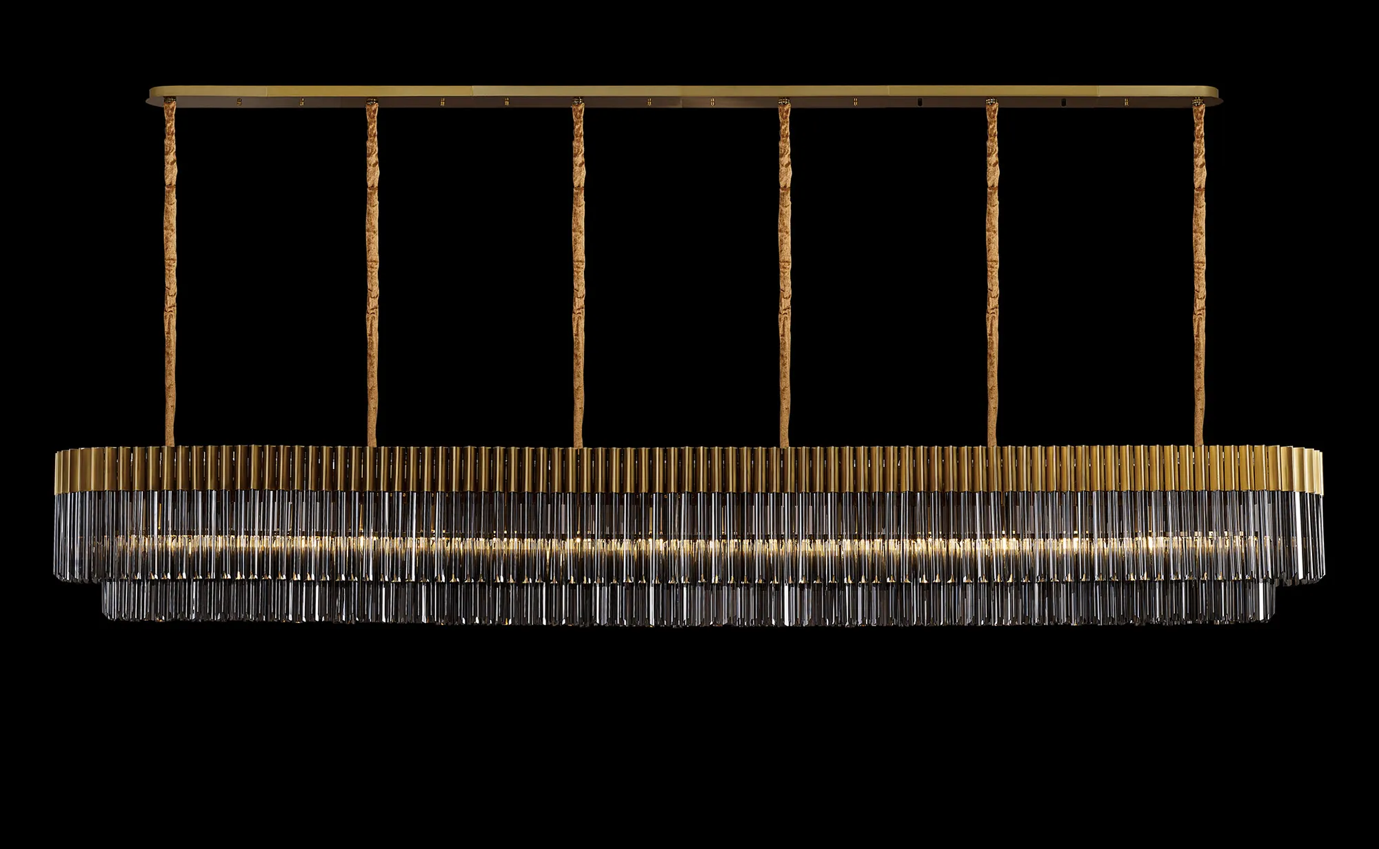 Georgia Linear Pendant, 9/10/ 13/16 Light - Matt Black/Brass/Polished Nickel - Image 77