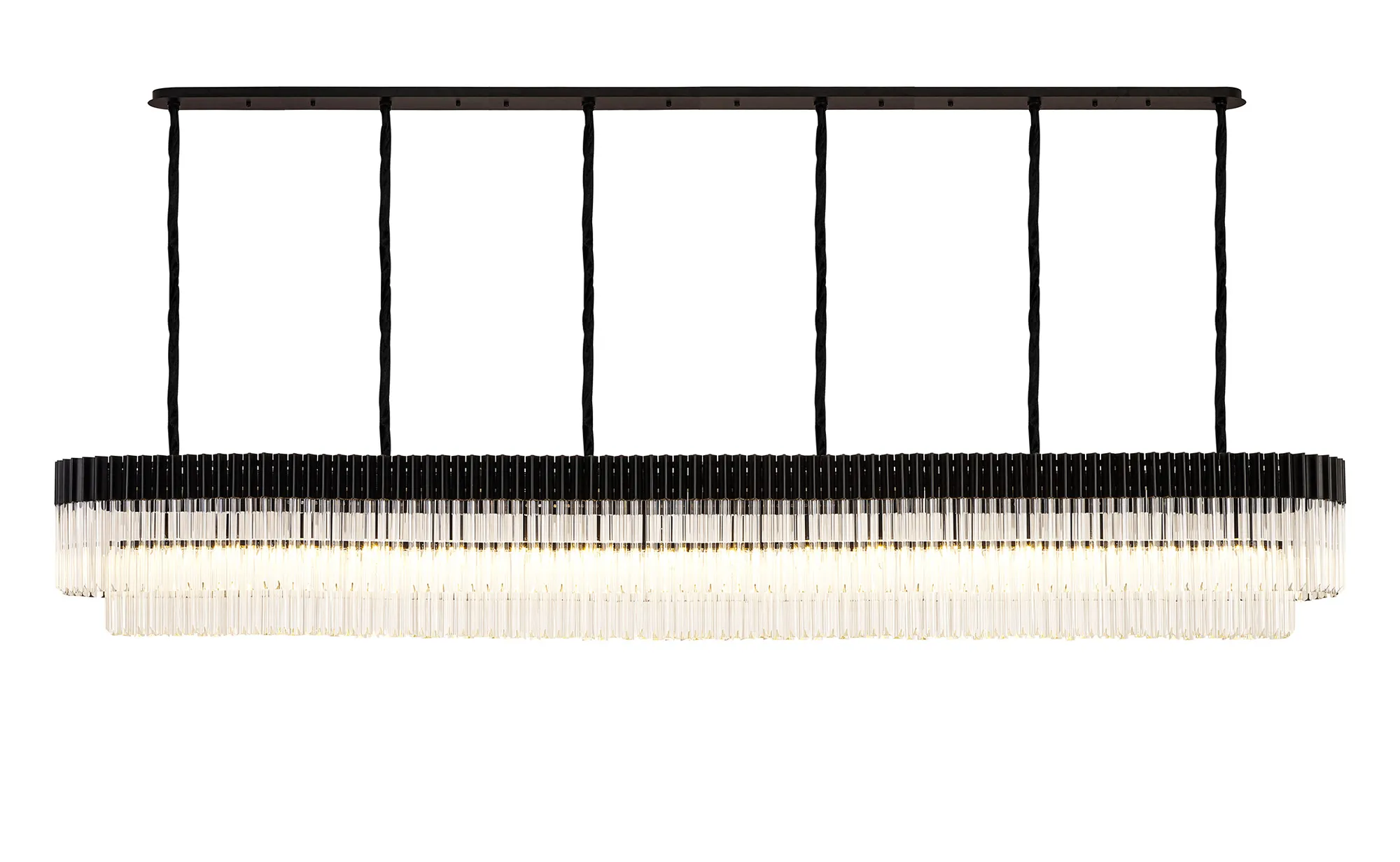 Georgia Linear Pendant, 9/10/ 13/16 Light - Matt Black/Brass/Polished Nickel - Image 78