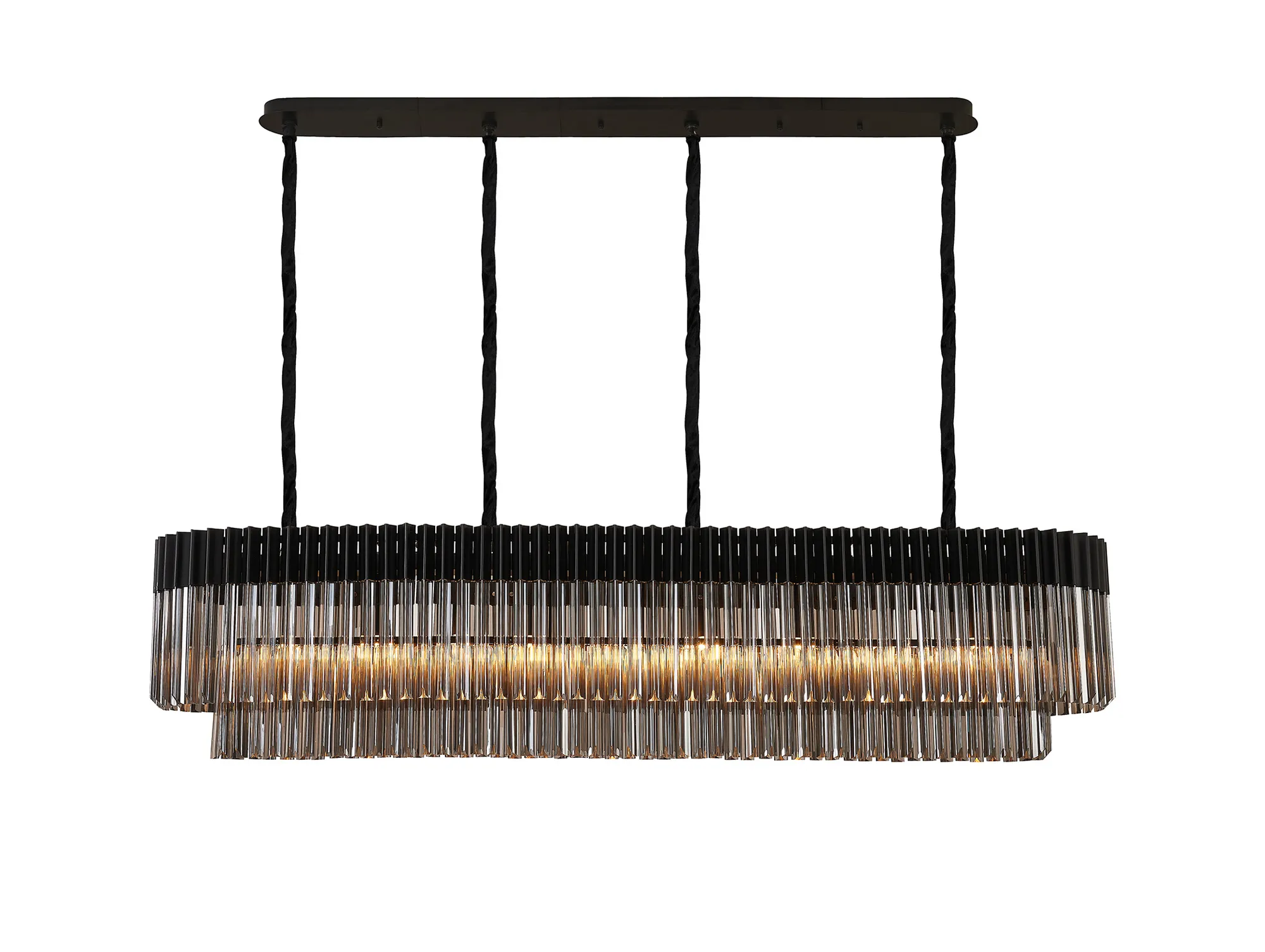 Georgia Linear Pendant, 9/10/ 13/16 Light - Matt Black/Brass/Polished Nickel - Image 8
