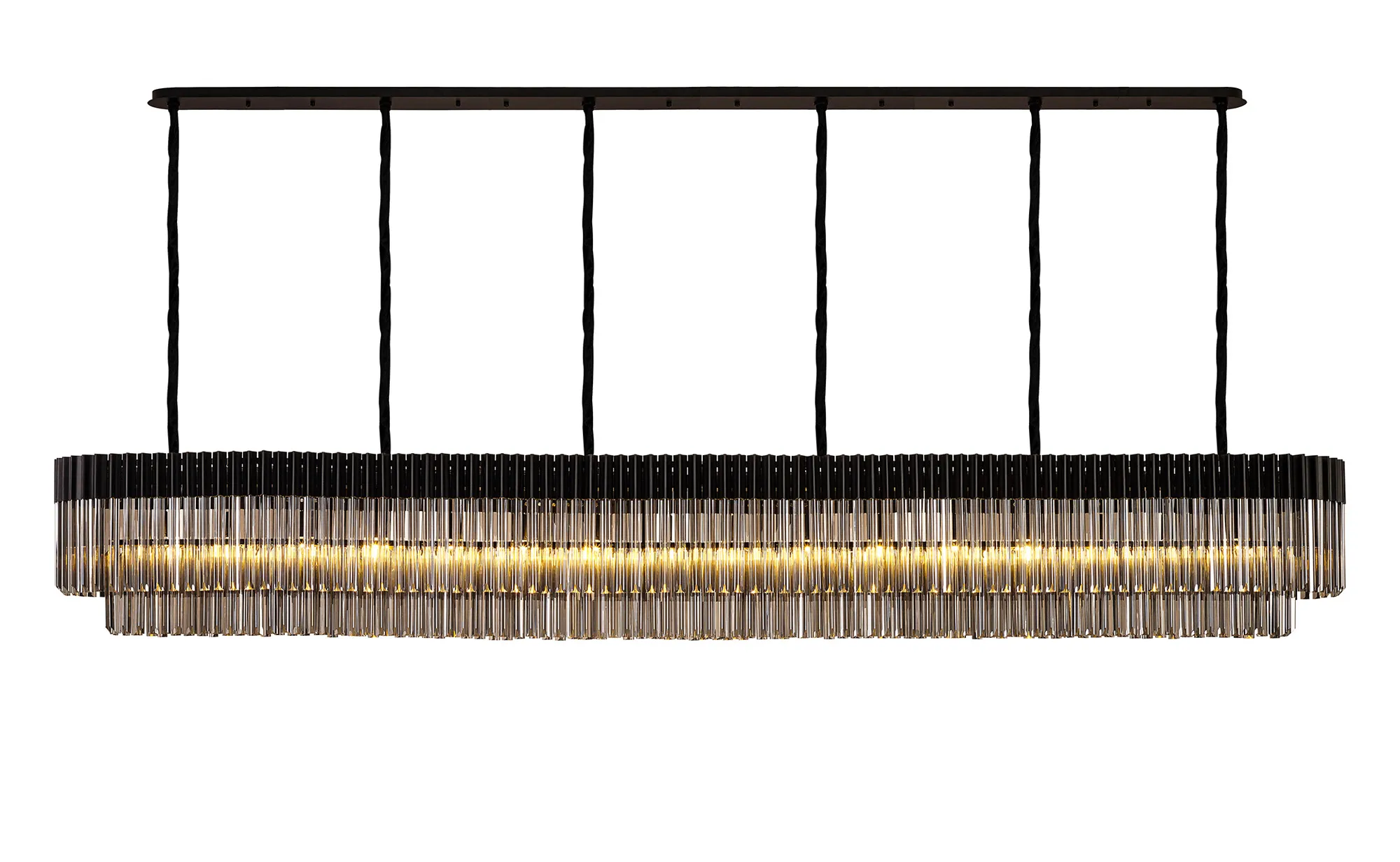 Georgia Linear Pendant, 9/10/ 13/16 Light - Matt Black/Brass/Polished Nickel - Image 80