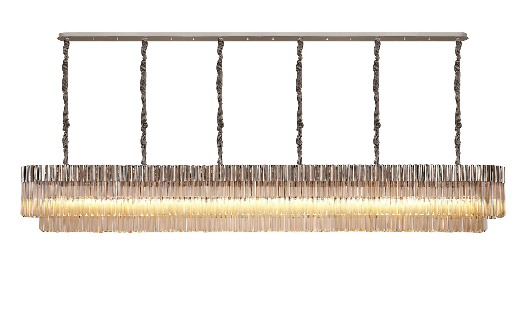 Georgia Linear Pendant, 9/10/ 13/16 Light - Matt Black/Brass/Polished Nickel - Image 82