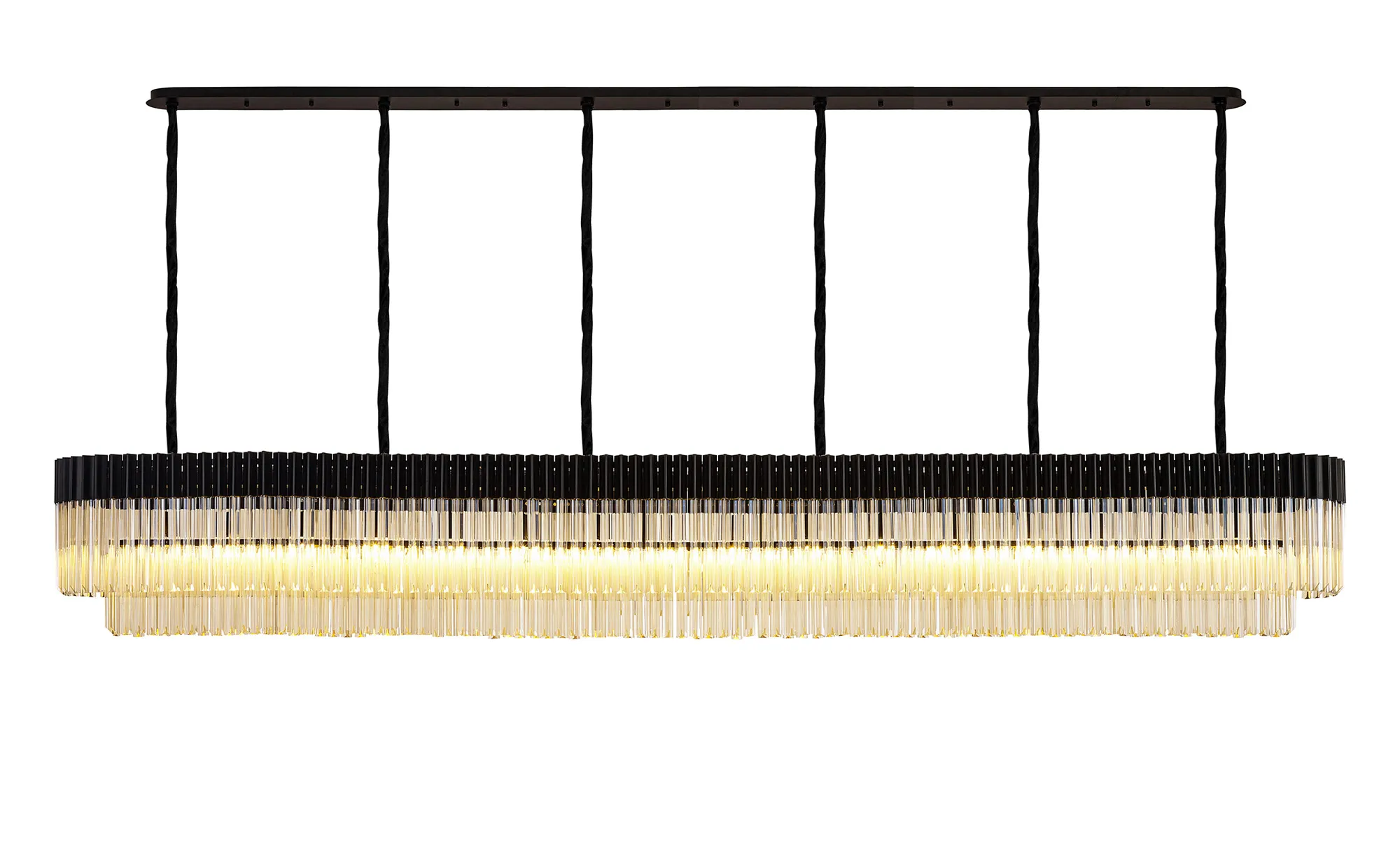 Georgia Linear Pendant, 9/10/ 13/16 Light - Matt Black/Brass/Polished Nickel - Image 89