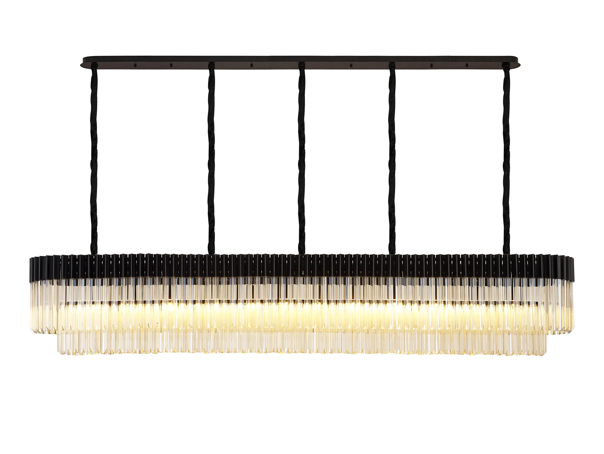 Georgia Linear Pendant, 9/10/ 13/16 Light - Matt Black/Brass/Polished Nickel - Image 92