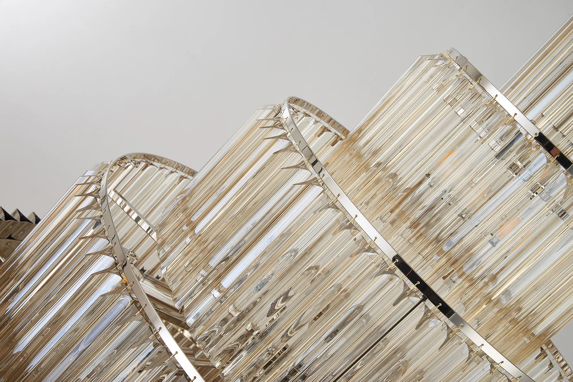 Georgia 90cm Diamond Pendant Round 9 Tier 42 Light- Various Finishes - Image 14