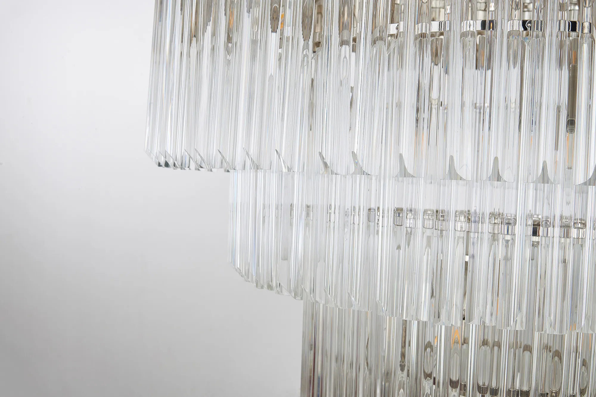 Georgia 90cm Diamond Pendant Round 9 Tier 42 Light- Various Finishes - Image 16