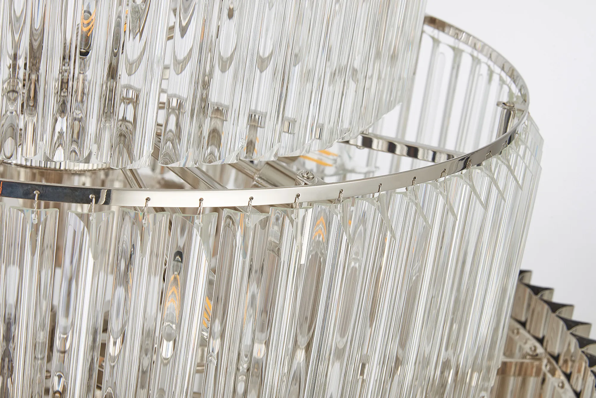 Georgia 90cm Diamond Pendant Round 9 Tier 42 Light- Various Finishes - Image 18