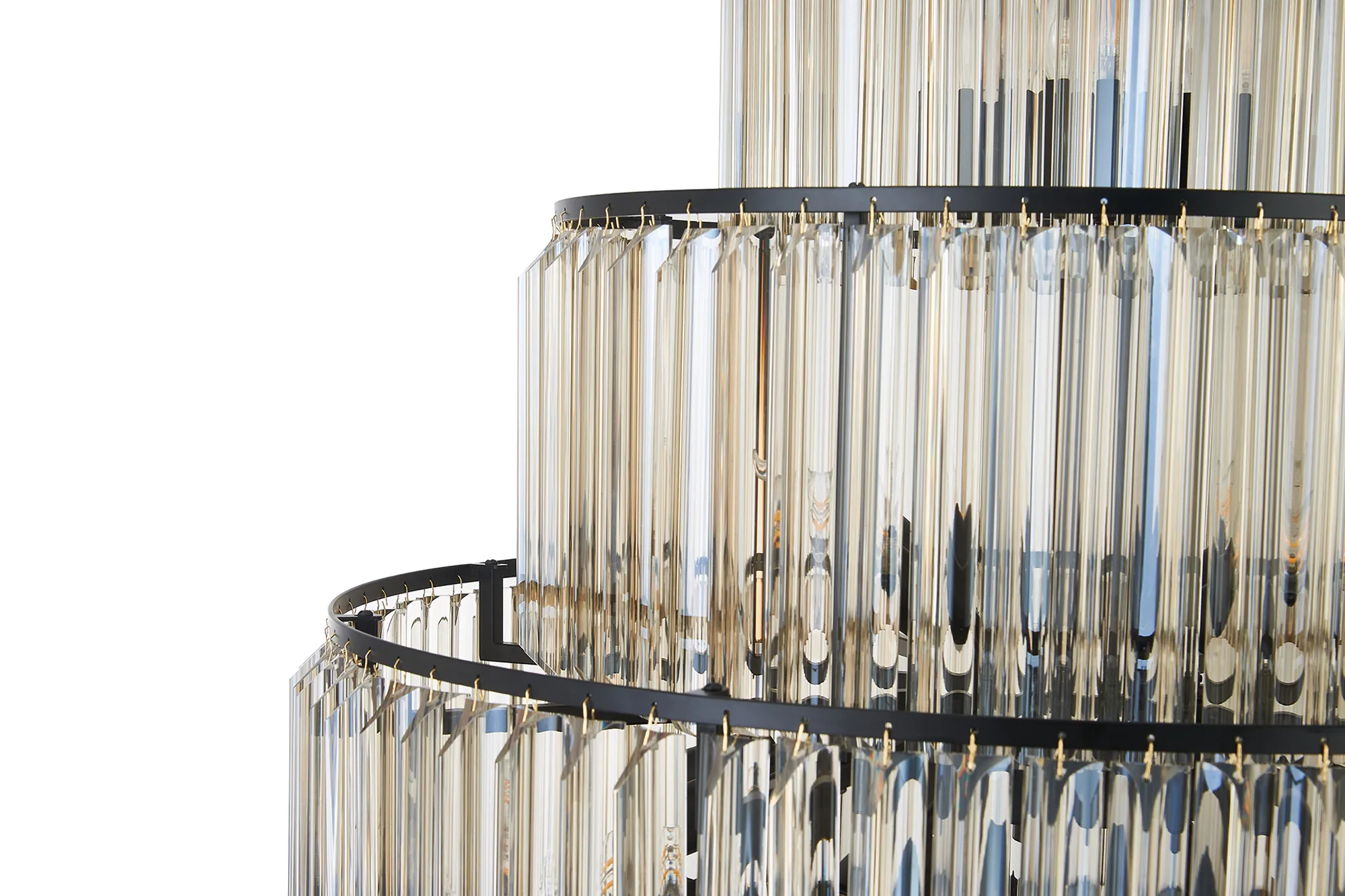 Georgia 90cm Diamond Pendant Round 9 Tier 42 Light- Various Finishes - Image 23