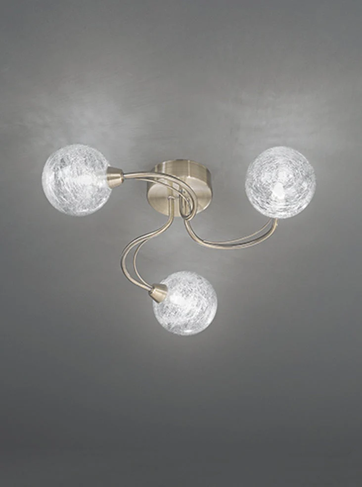 Geox 3/5Lt Flush Light - Satin Nickel/Bronze Finish - Image 2