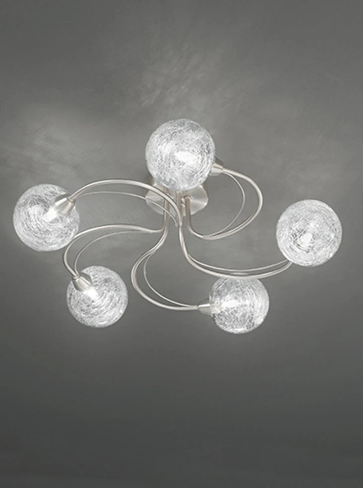 Geox 3/5Lt Flush Light - Satin Nickel/Bronze Finish - Image 3