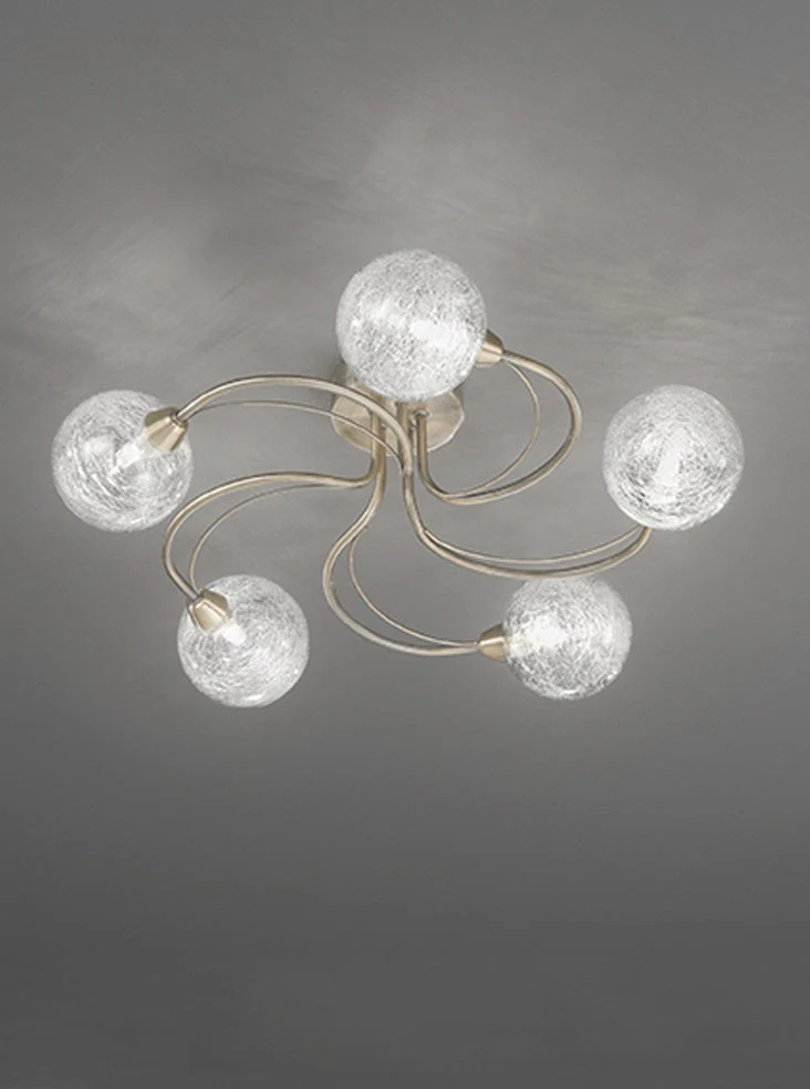 Geox 3/5Lt Flush Light - Satin Nickel/Bronze Finish - Image 4