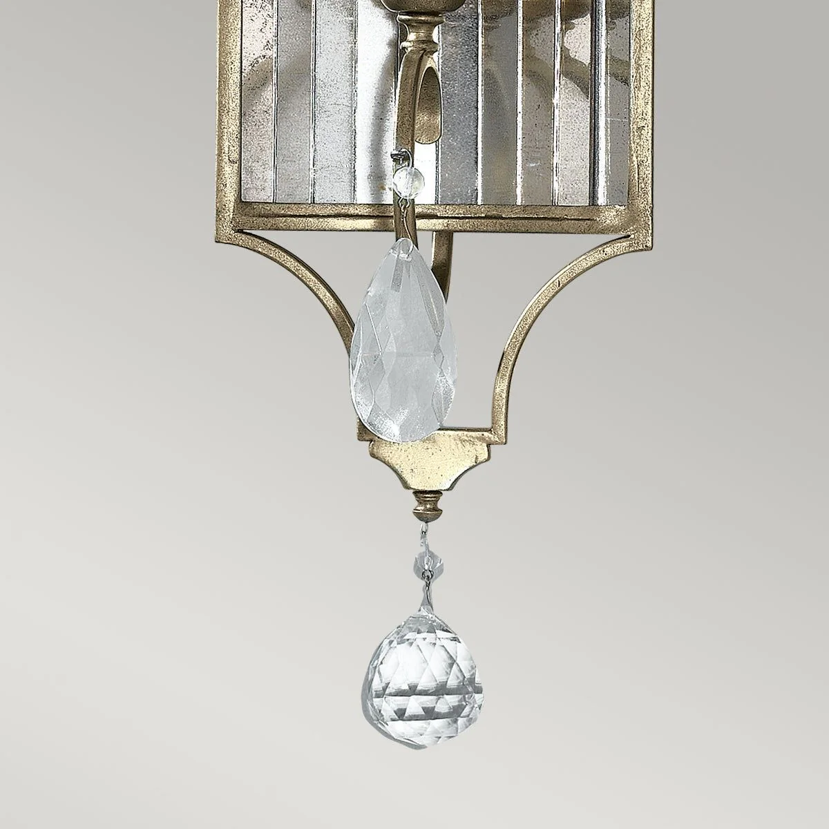 Gianna 1/3Lt Wall Light - Gilded Silver Finish - Image 3