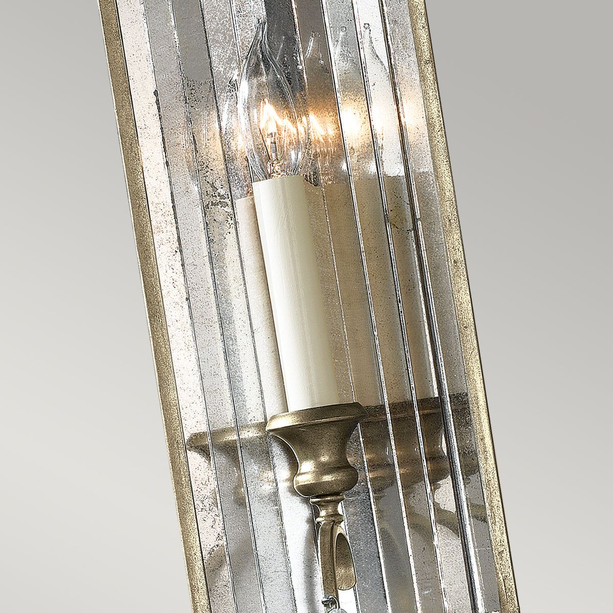 Gianna 1/3Lt Wall Light - Gilded Silver Finish - Image 4