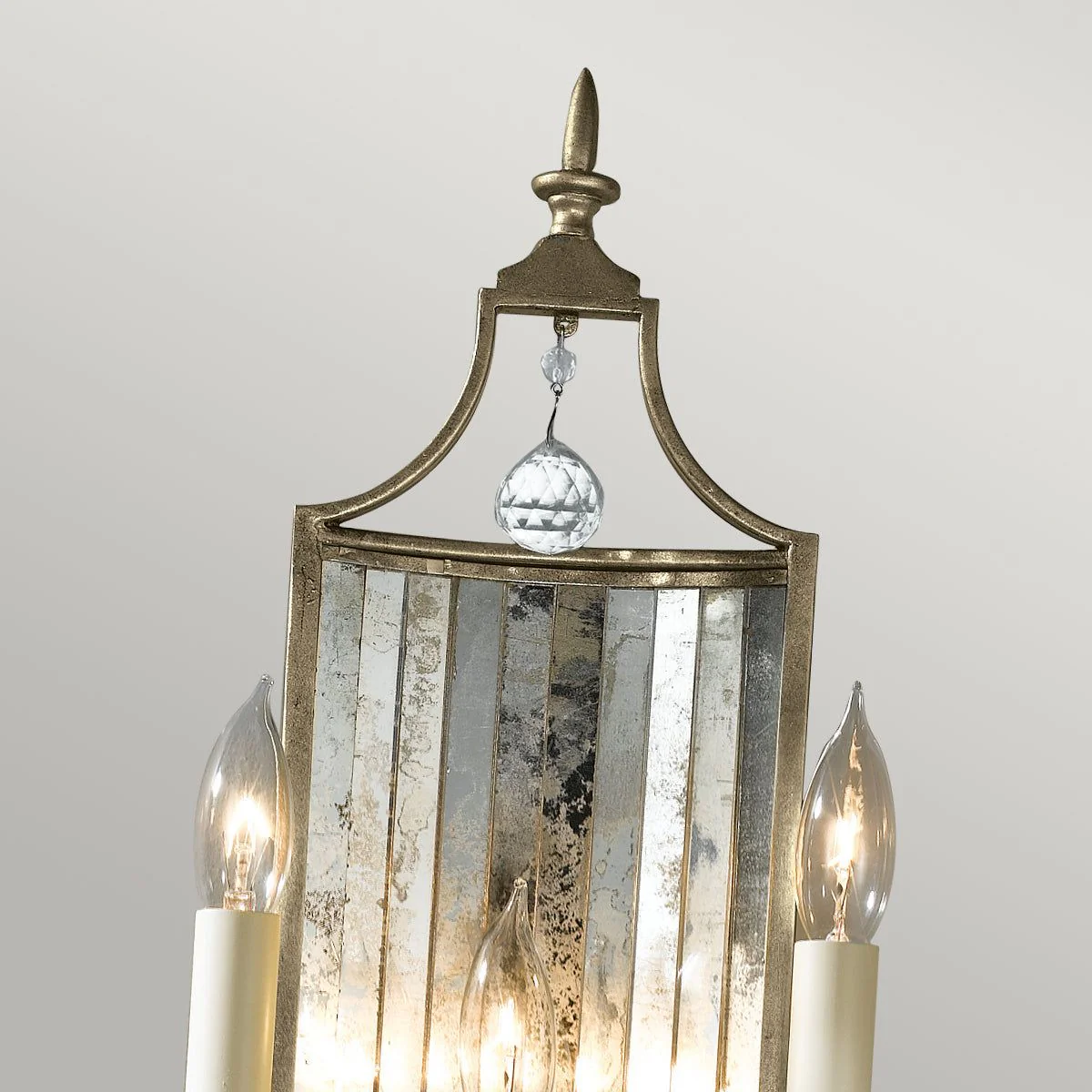 Gianna 1/3Lt Wall Light - Gilded Silver Finish - Image 6