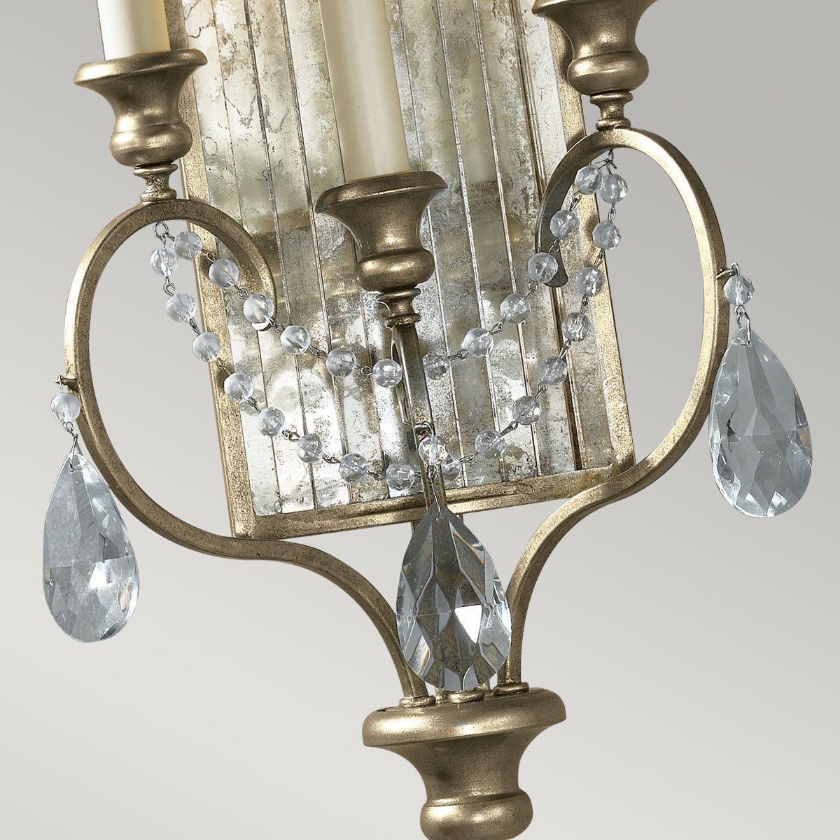 Gianna 1/3Lt Wall Light - Gilded Silver Finish - Image 7