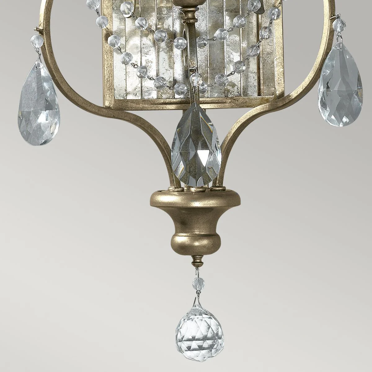 Gianna 1/3Lt Wall Light - Gilded Silver Finish - Image 8